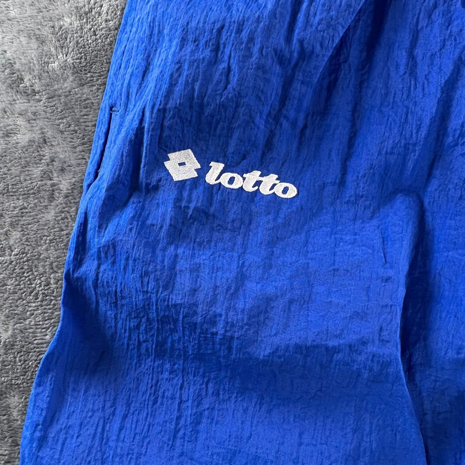 Lotto Sport Vintage Y2K Lotto Soccer Football Blue Athletic Lined Track Size US 26 / EU 42 - 3 Thumbnail