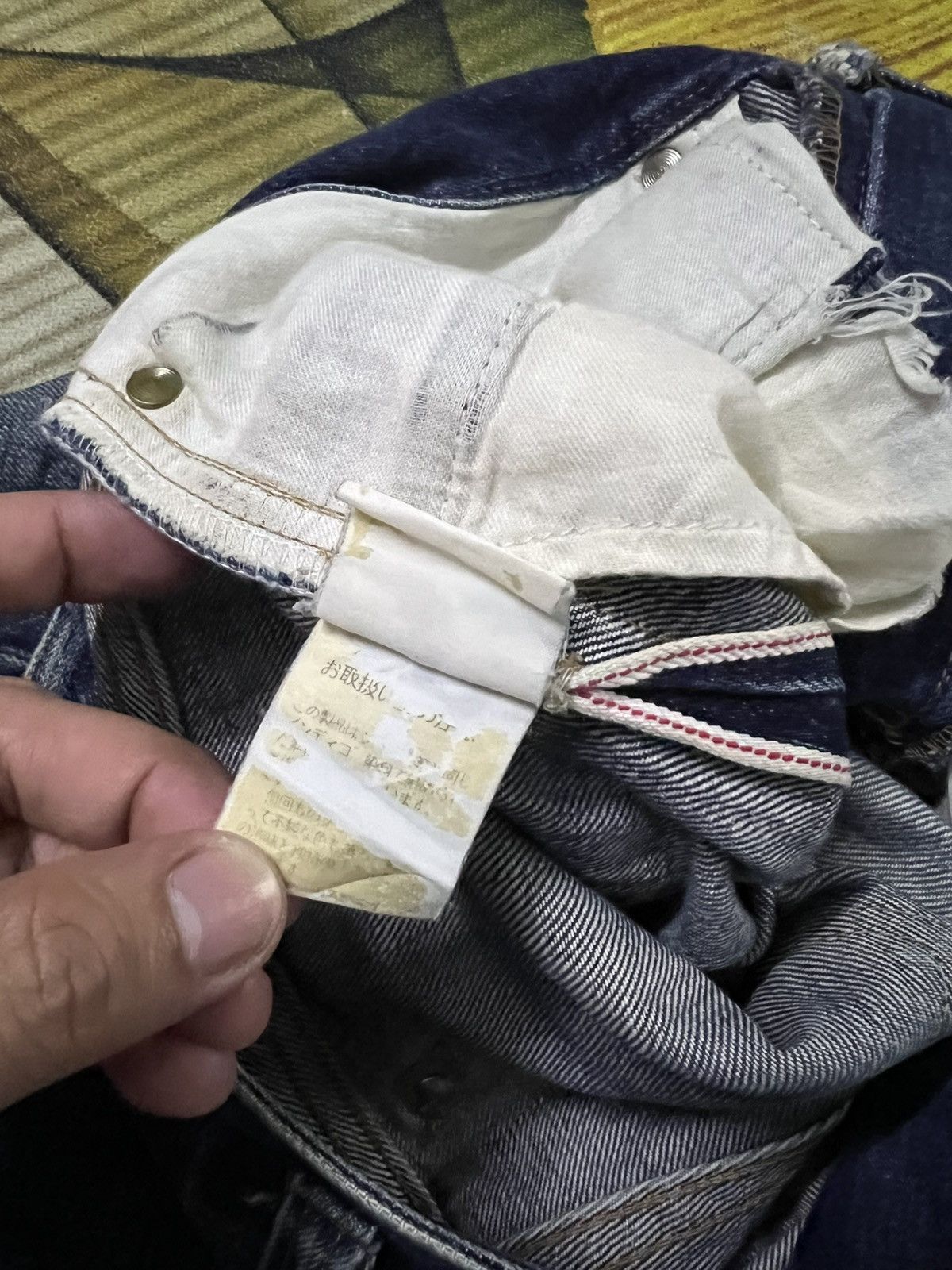 CABANE de ZUCCa 💥Vintage Cabane De Zucca Cropped Selvedge Jean Size US 28 / EU 44 - 20 Thumbnail