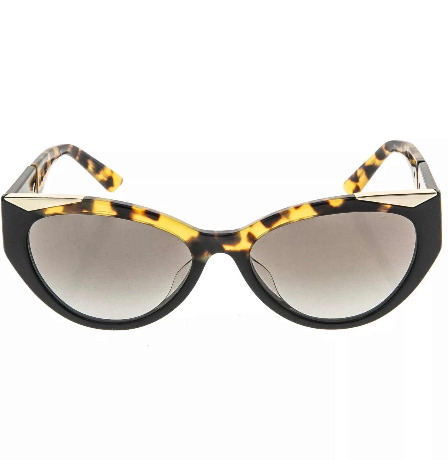 Prada PRADA SYMBOLE Black Havana Gold Triangle PR03WSF 03W 03WS Size ONE SIZE - 5 Thumbnail