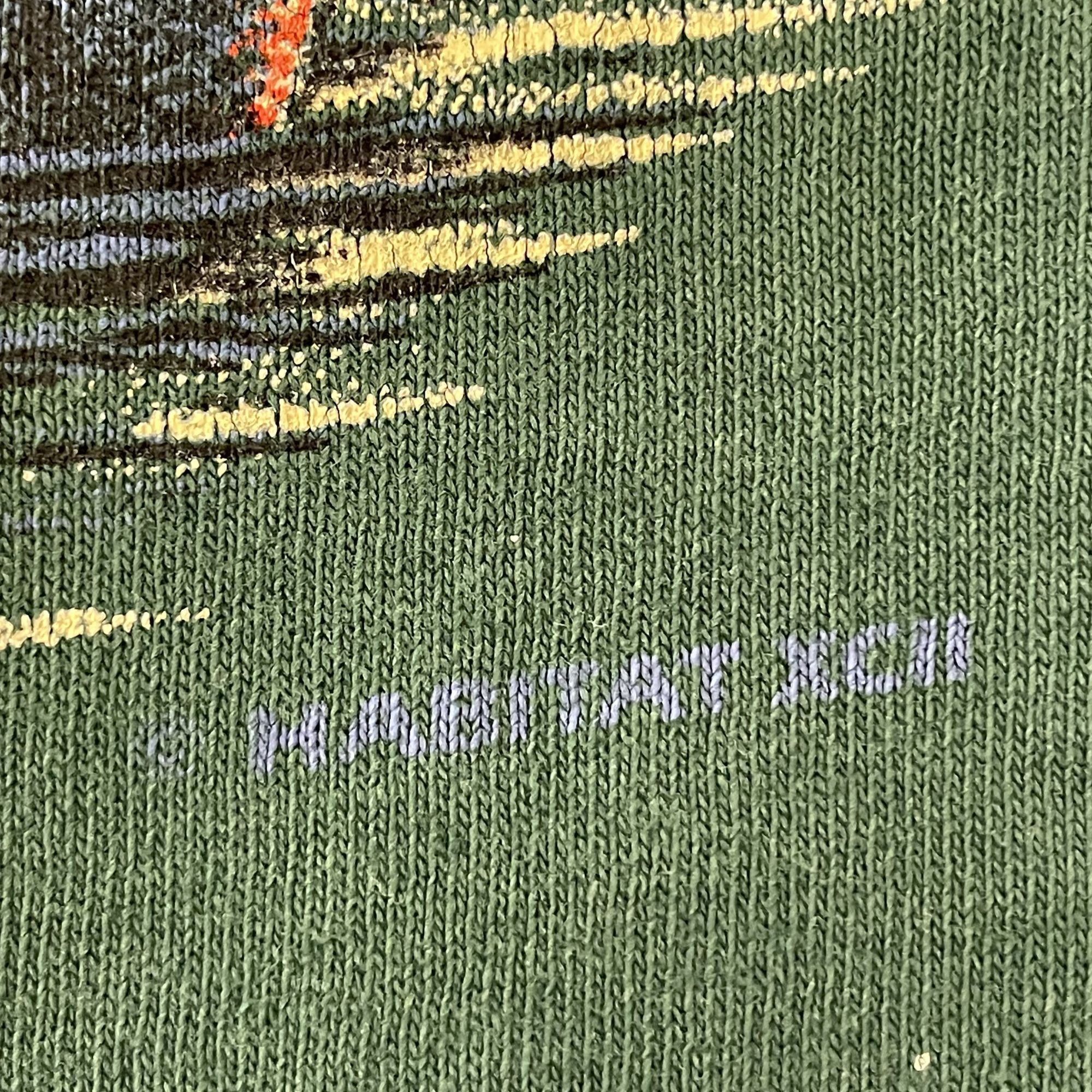 Other Vtg Habitat XCII Green FOREST NATIVE AMERICAN CHIEF T Shirt Size US XL / EU 56 / 4 - 7 Thumbnail