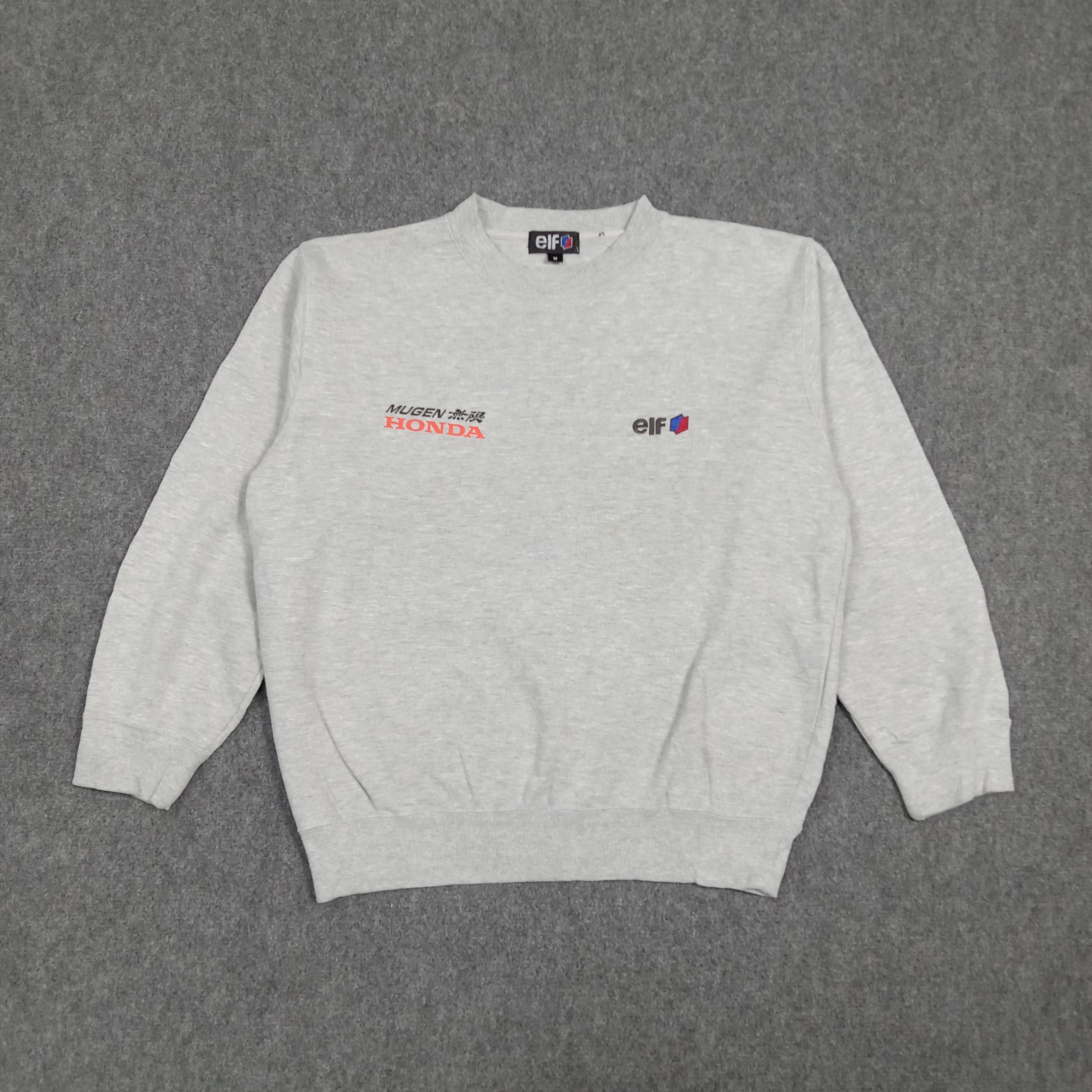 Honda Elf X Mugen Honda Japanese Racing Custom Sweatshirt C275N11 Size US L / EU 52-54 / 3 - 3 Thumbnail