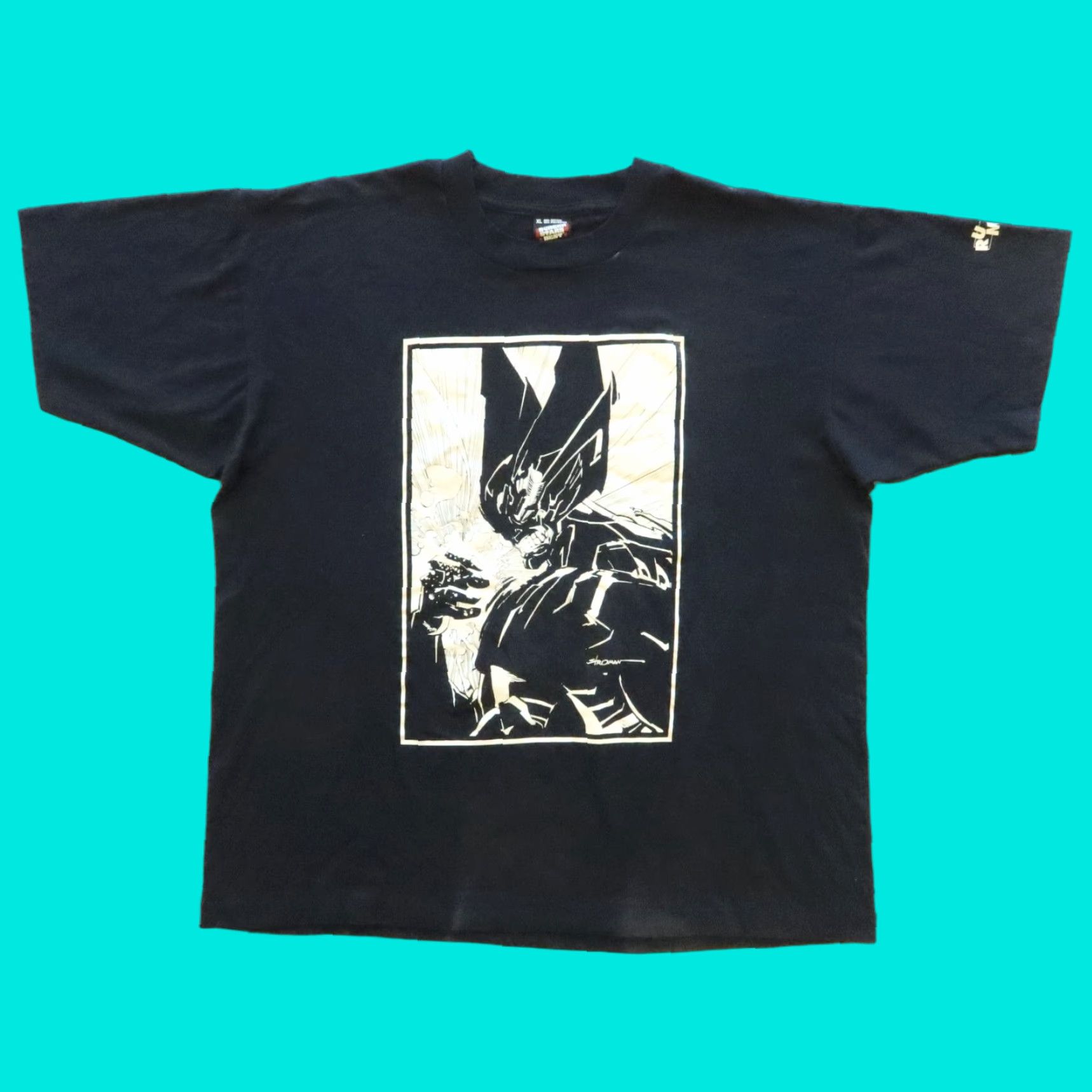Vintage Vintage Wolverine Larry Stroman Shirt Rare 90s XL Black Mens T-Shirt Marvel Image Comics Size US XL / EU 56 / 4 - 1 Thumbnail