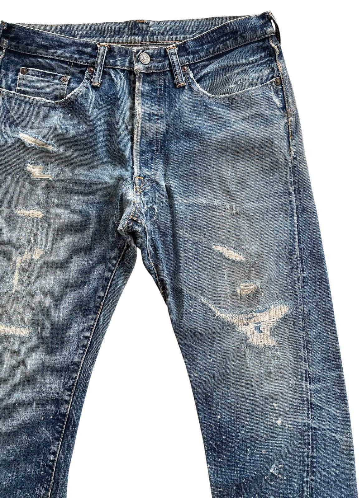 Studio D'Artisan Studio D'artisan Ripped Distressed Selvedge Denim Size US 32 / EU 48 - 6 Thumbnail