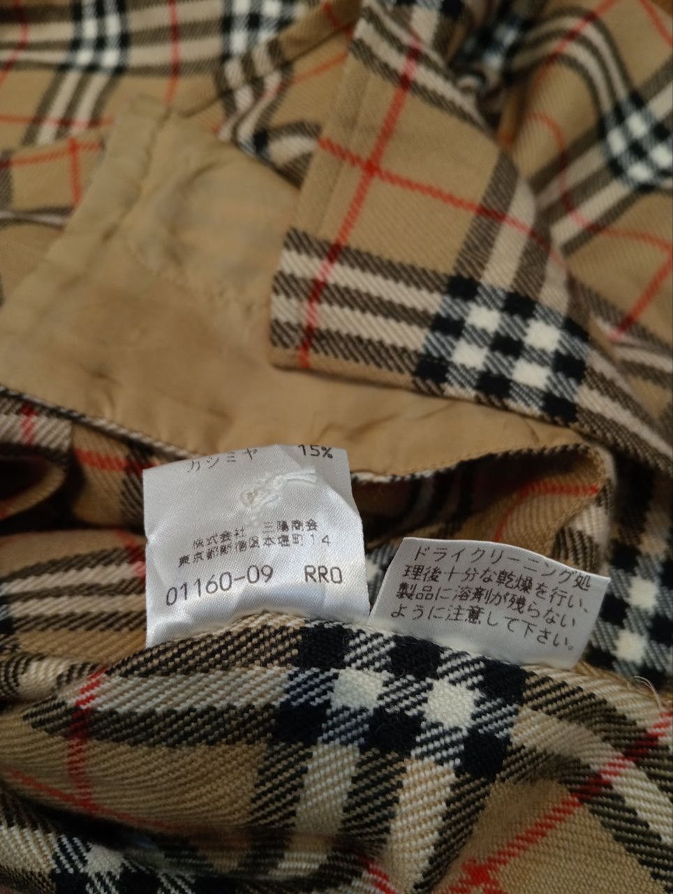 Burberry VINTAGE BURBERRYS CASHMERE WOOL NOVA CHECK FLANNEL Size M / US 6-8 / IT 42-44 - 10 Thumbnail