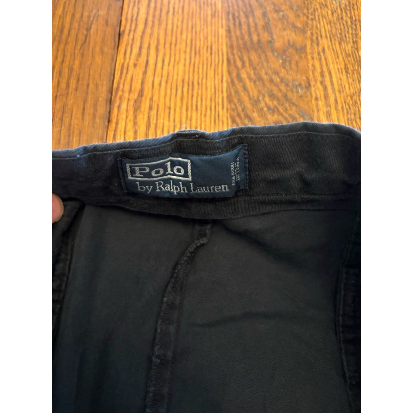 Polo Ralph Lauren VINTAGE Polo Ralph Lauren Shorts Mens 38 Black Chino Cotton USA Hiking K4 Shirt? Size US M / EU 48-50 / 2 - 5 Thumbnail