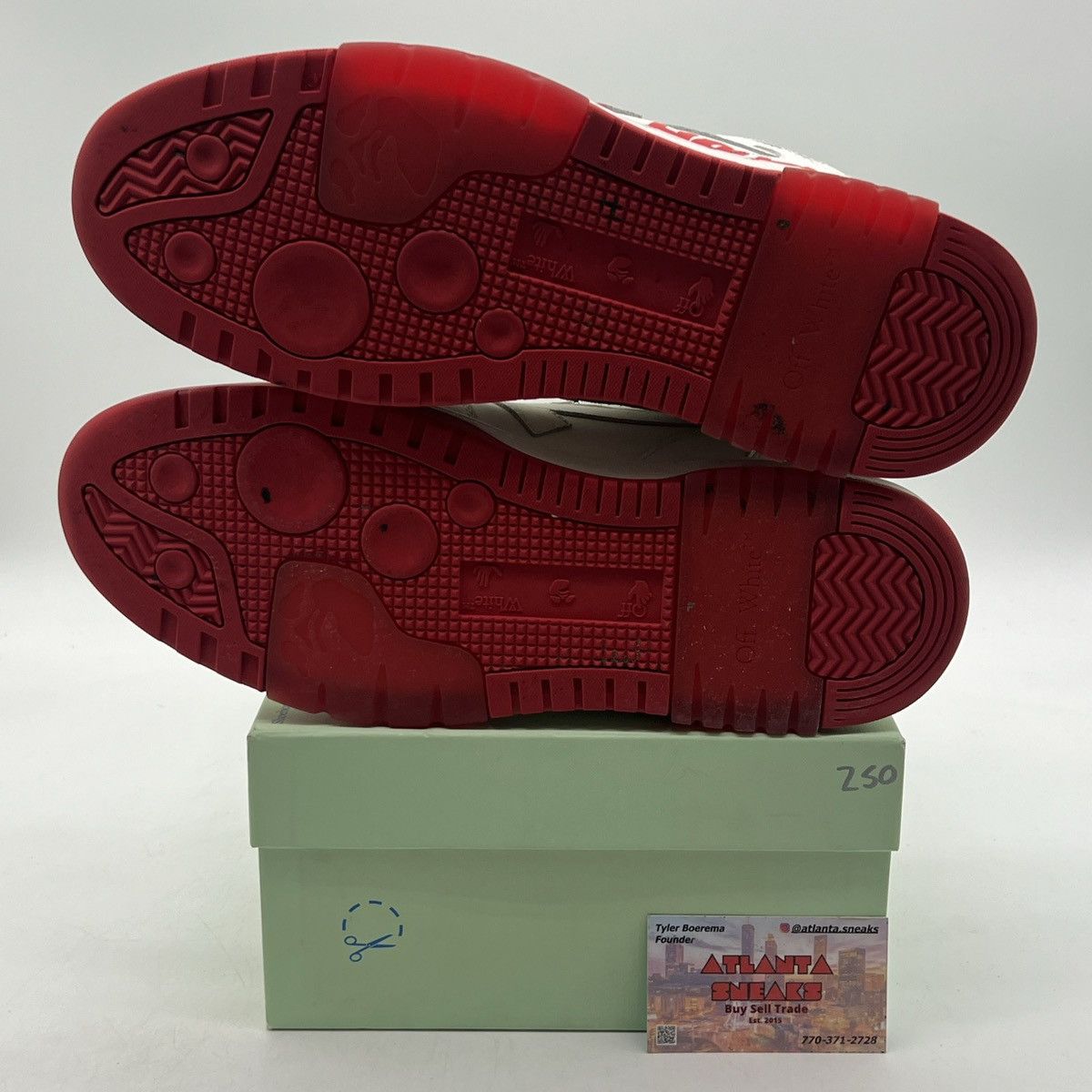 Off-White Off-White Out of Office Low For Walking - White Red Size US 13 / EU 46 - 8 Thumbnail