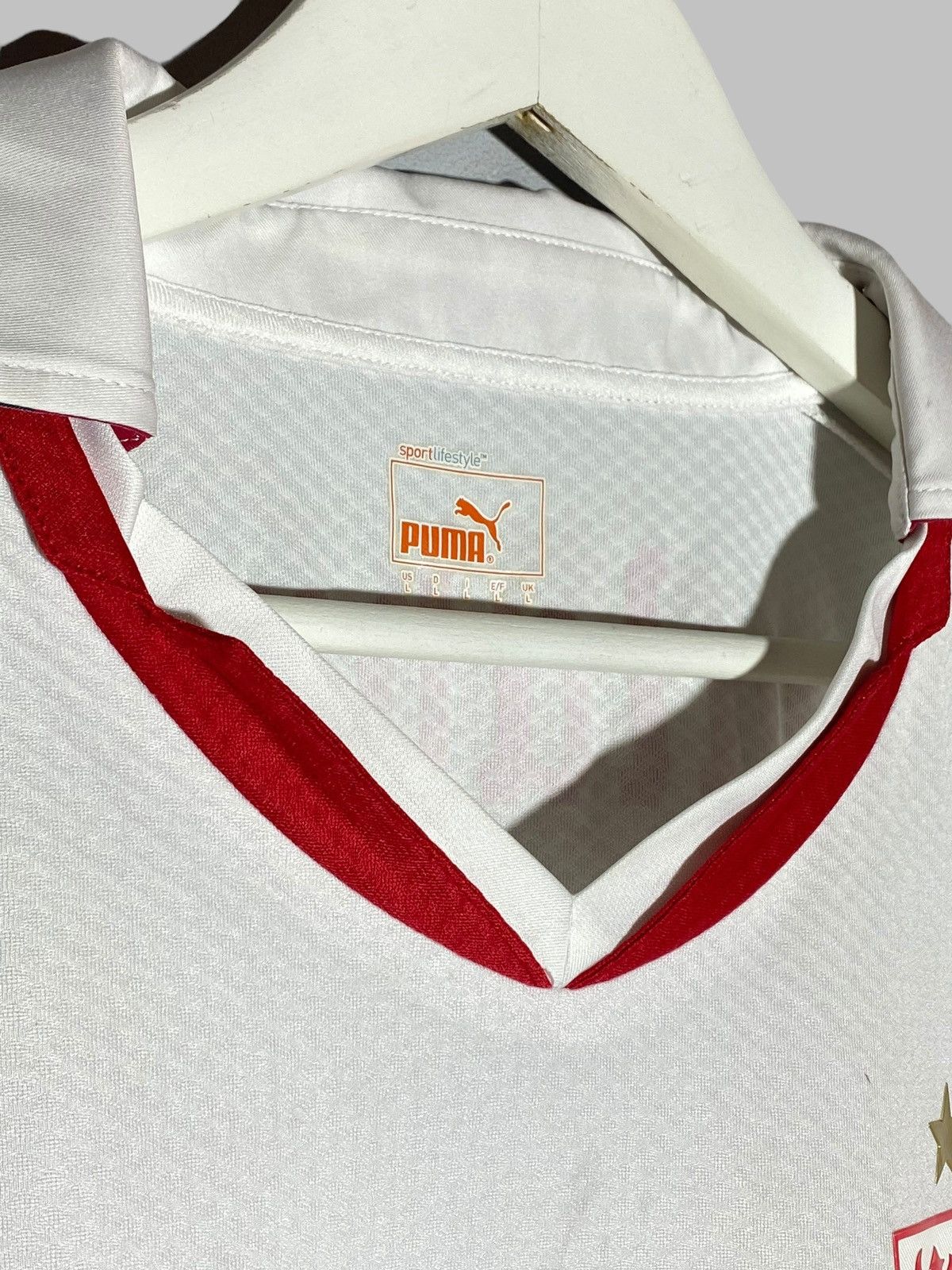 Puma #21 Boulahrouz Stuttgart League Europe Soccer Jersey Size US L / EU 52-54 / 3 - 11 Thumbnail