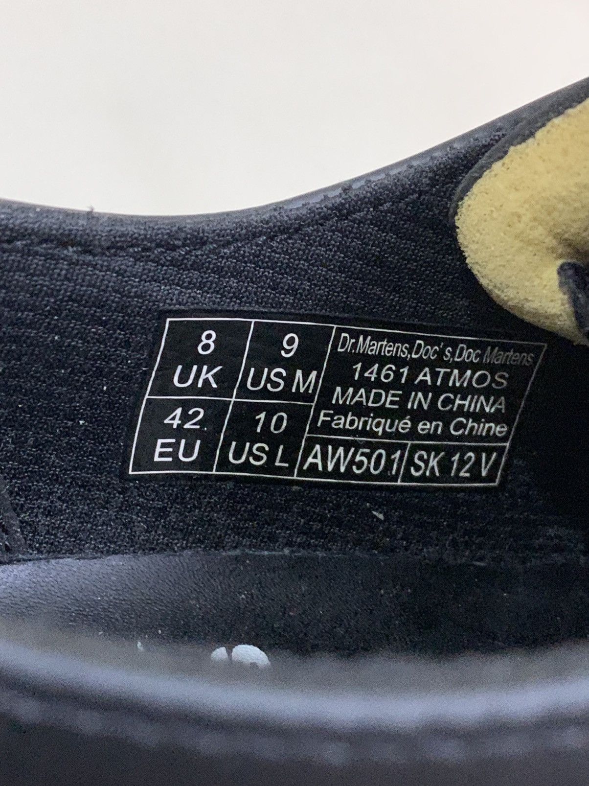 Dr. Martens ATMOS x DR. MARTENS 1461 OXFORD LEATHER SHOES Size US 9 / EU 42 - 10 Thumbnail