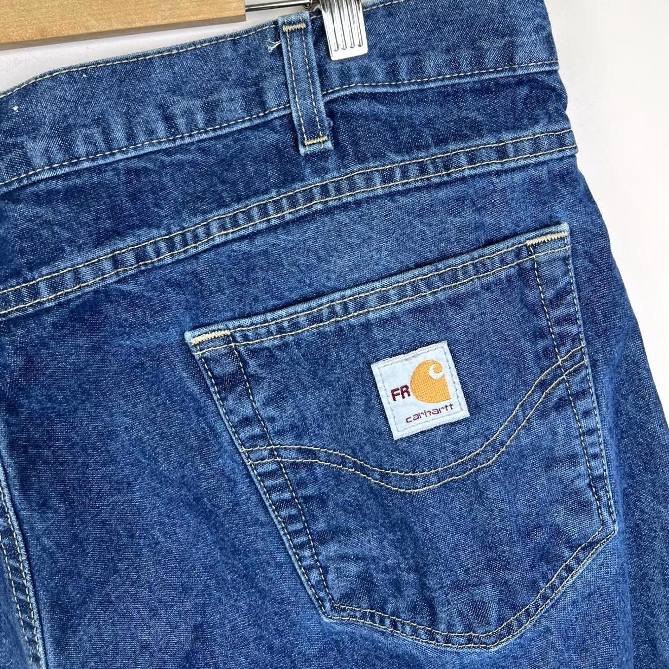 Carhartt Carhartt Jeans Loose Fit Denim Blue Big & Tall 40 in. 32 in Straight Men's Size US 40 / EU 56 - 3 Thumbnail