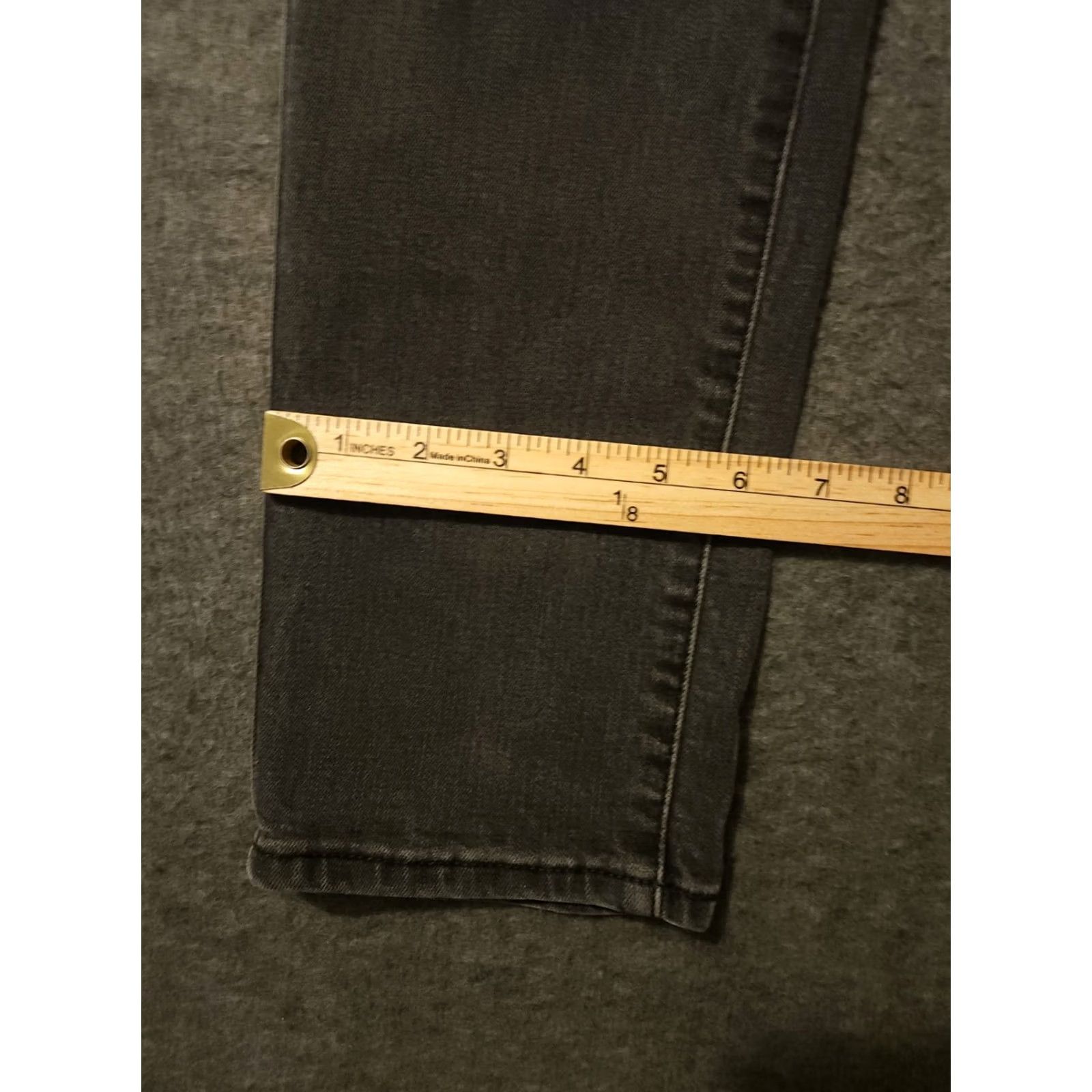 American Eagle Outfitters VINTAGE American Eagle Outfitters Jeans Men 33x29 Ankle Black Distressed Comfort Extreme Flex Denim 90s Grunge USA Size US 33 - 7 Thumbnail