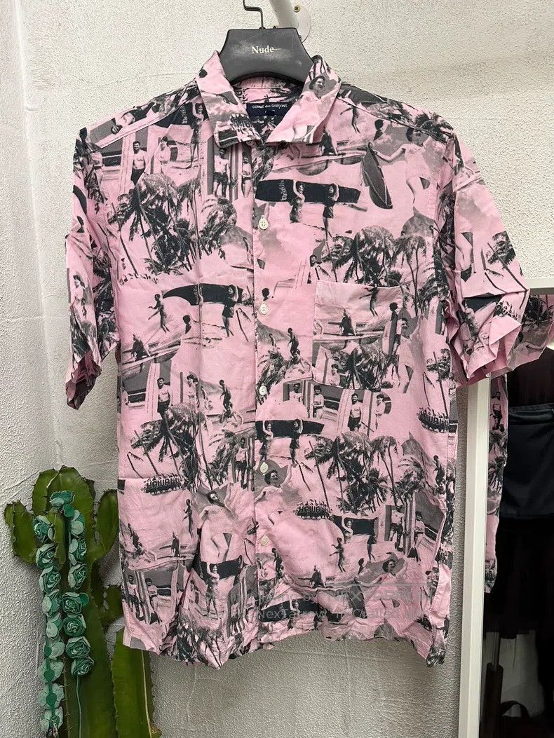 Comme des Garcons Comme des Garcons Hawaiian Photo Print Shirt Size US M / EU 48-50 / 2 - 1 Thumbnail
