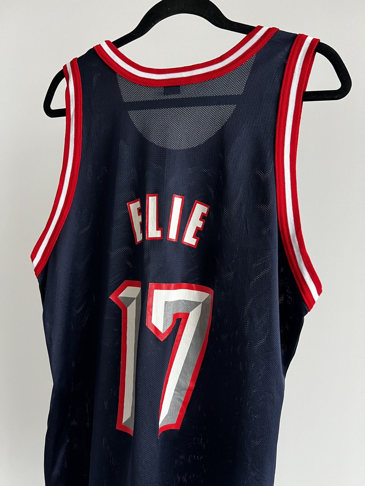 Champion MARIO ELIE Houston Rockets Vintage Champion Jersey 44 NBA Size US L / EU 52-54 / 3 - 9 Thumbnail