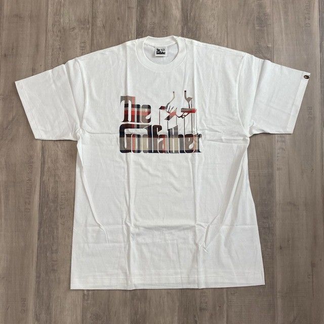 Bape BAPE × The Godfather Logo Check T-shirt a bathing ape NIGO Size US XL / EU 56 / 4 - 2 Thumbnail