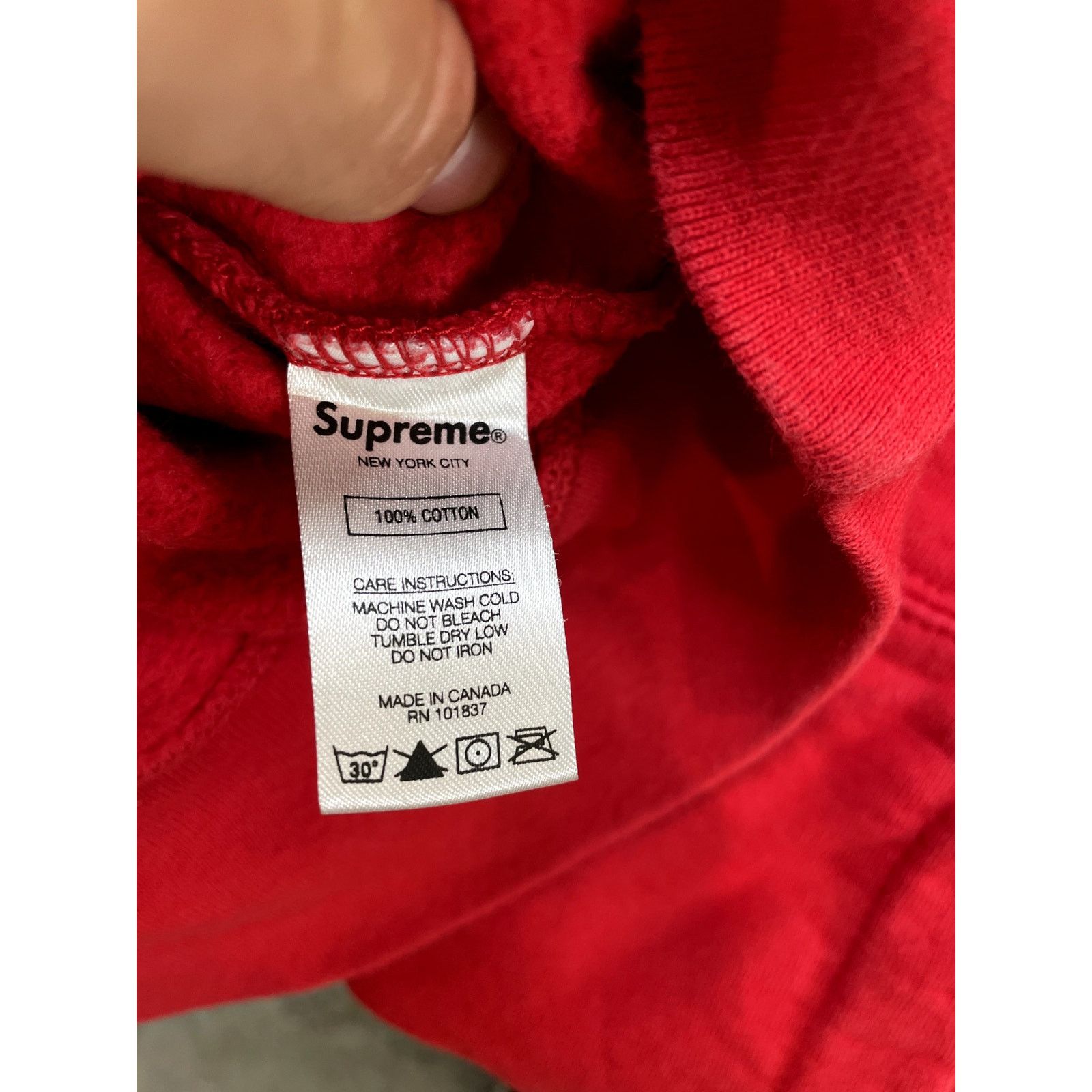 Supreme Supreme Dog Hoodie Red Medium New Size US M / EU 48-50 / 2 - 3 Thumbnail