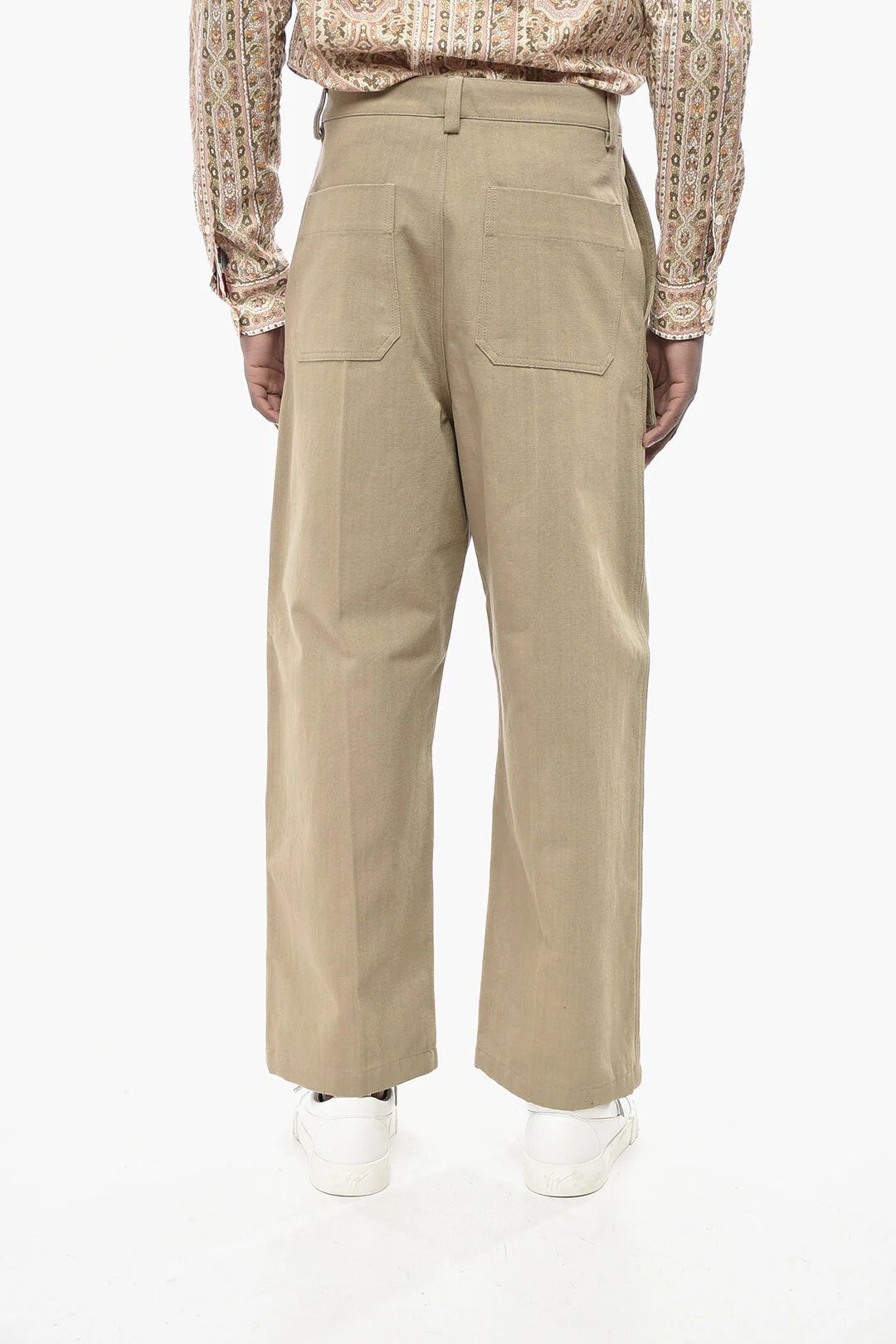 Valentino og1mm0426 Cotton Cargo Pant in Beige Size US 32 / EU 48 - 2 Thumbnail