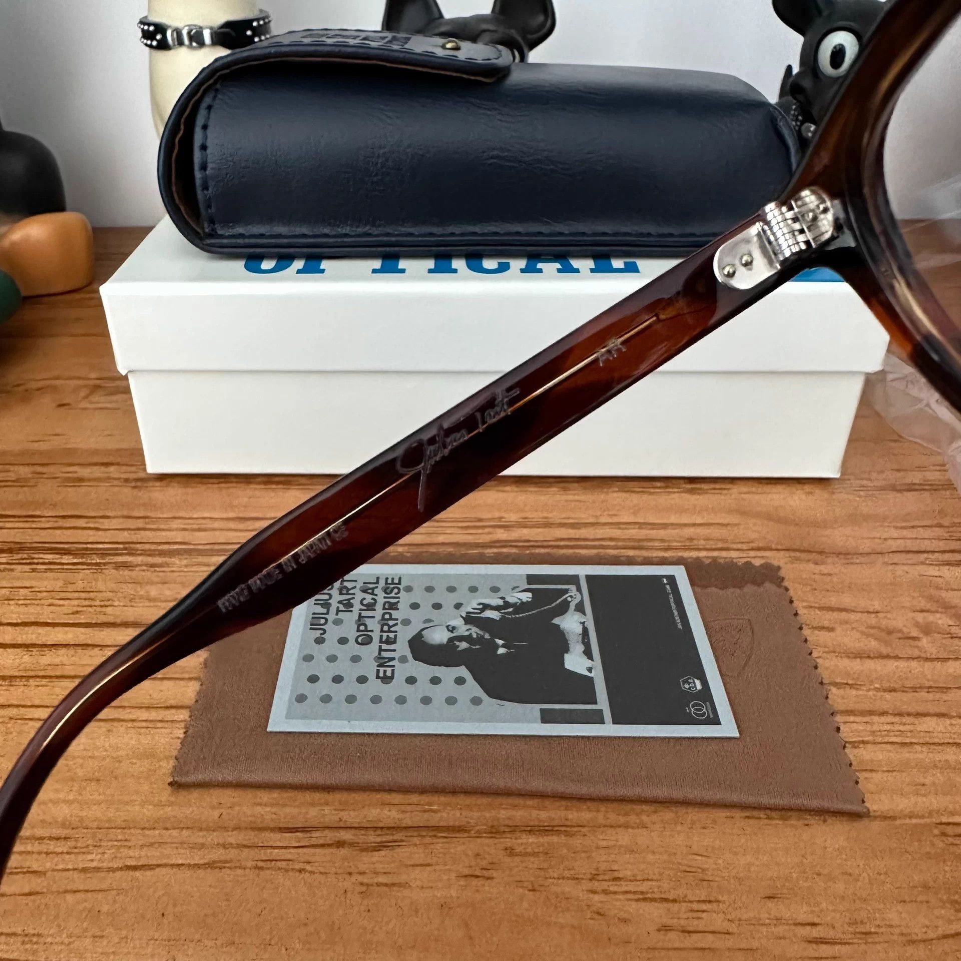 Julius JULIUS TART OPTICAL tortoiseshell eyeglasses 44-22 Size 44 - 7 Thumbnail