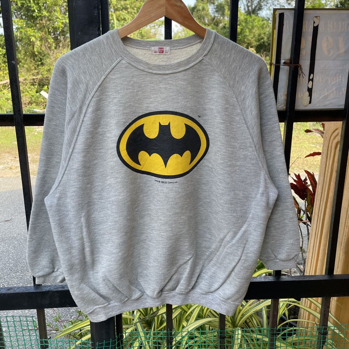 DC Comics 🔥Vintage 1989 DC Comics Batman OG Logo Boxy Crop Sweatshirts Size US M / EU 48-50 / 2 - 5 Thumbnail