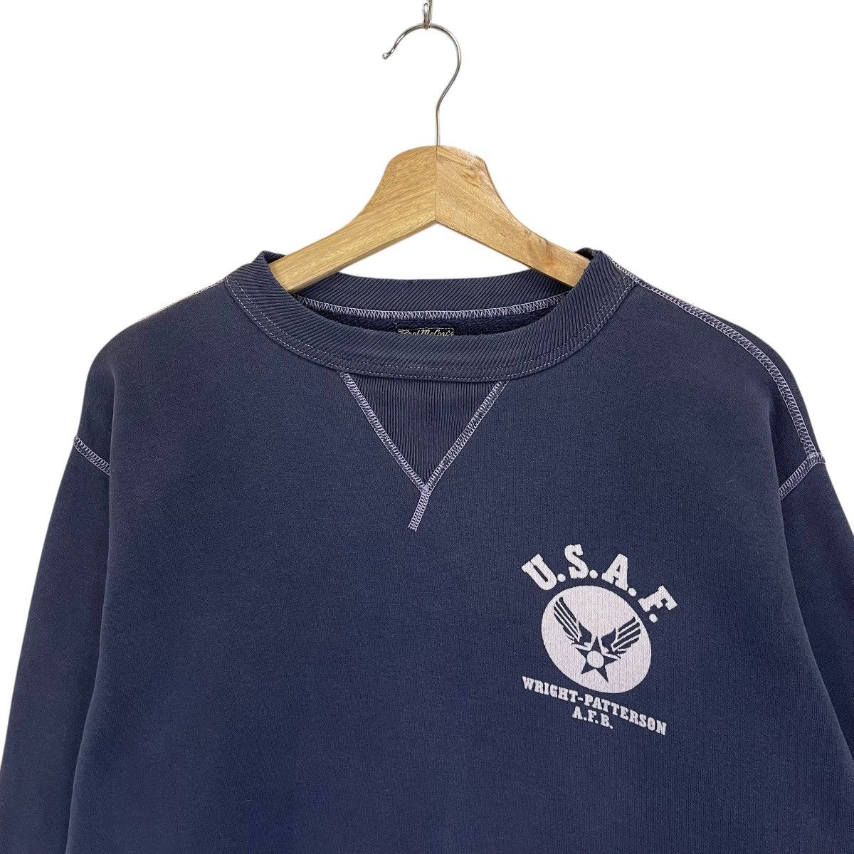 The Real McCoy's Vintage 90s The Real Mccoy USAF Crewneck Sweatshirt Size US M / EU 48-50 / 2 - 4 Thumbnail