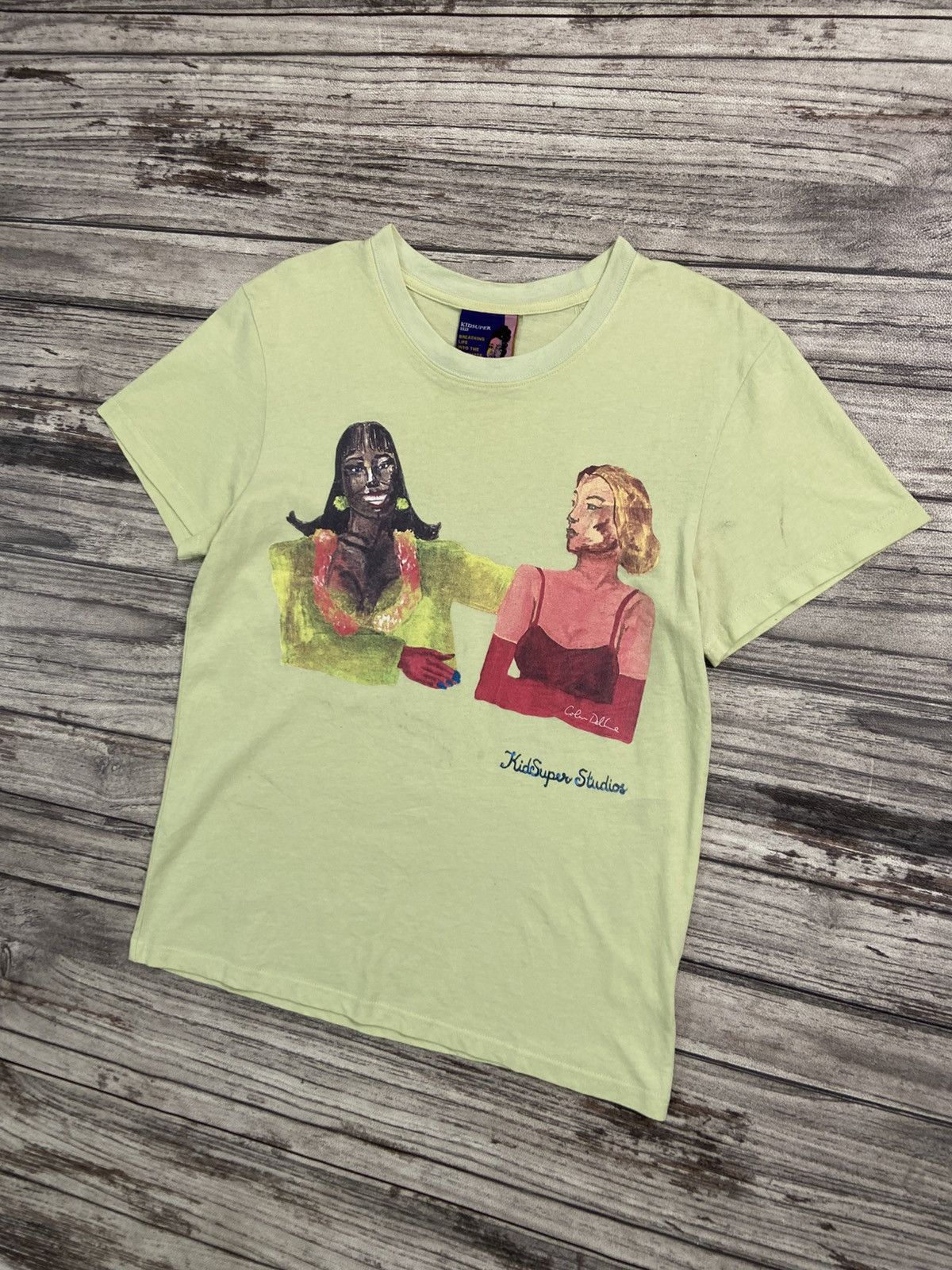 Charles Jeffrey LOVERBOY × KidSuper × Tyler The Creator SS23 Kidsuper Studios Reunion Tee Lime Size US L / EU 52-54 / 3 - 2 Thumbnail