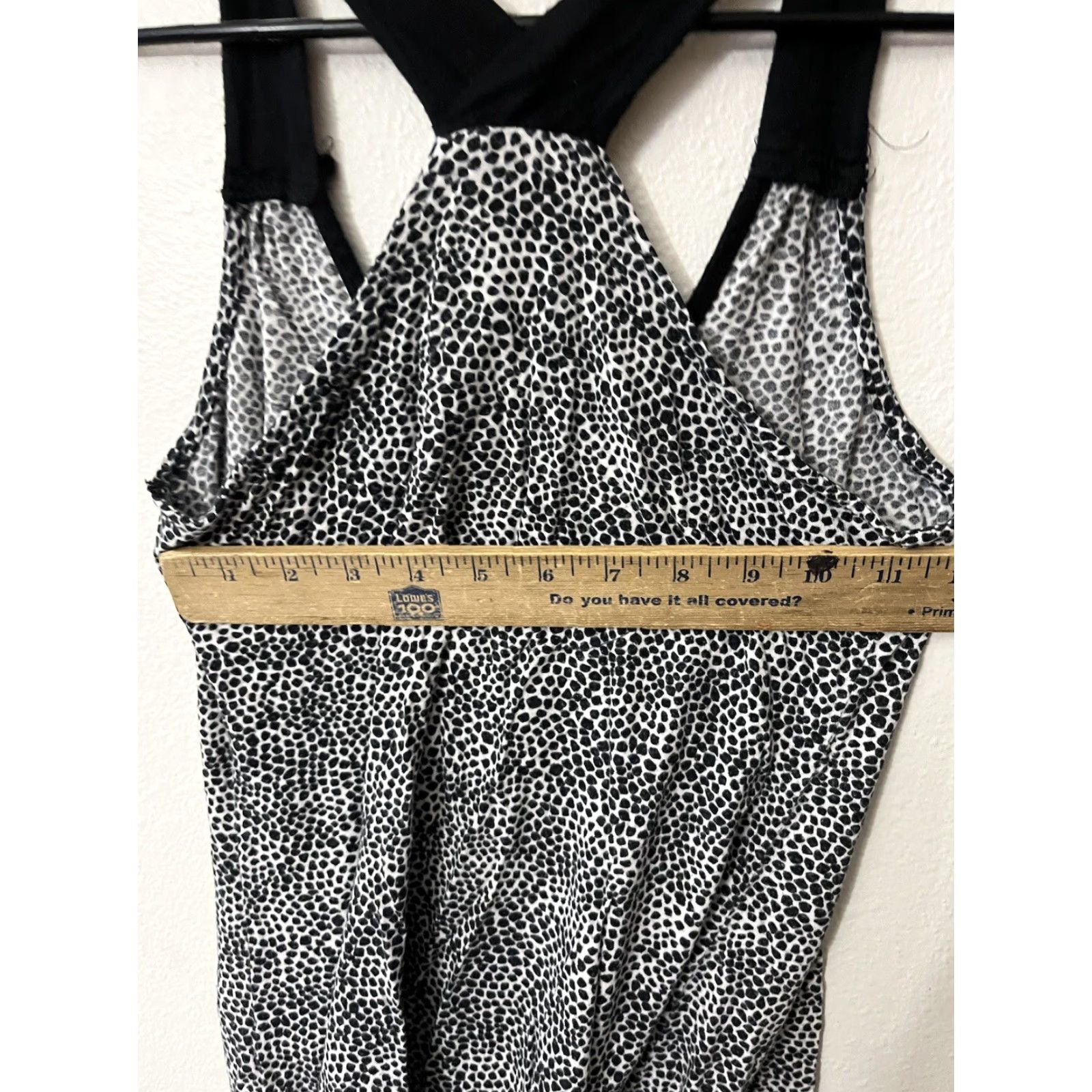 Anne Klein ANNE KLEIN Tank Top Women’s S Animal Print Sleeveless V-Neck Multicolor Knit Polyester Blend Shirt Casual Business Travel Size S / US 4 / IT 40 - 5 Thumbnail