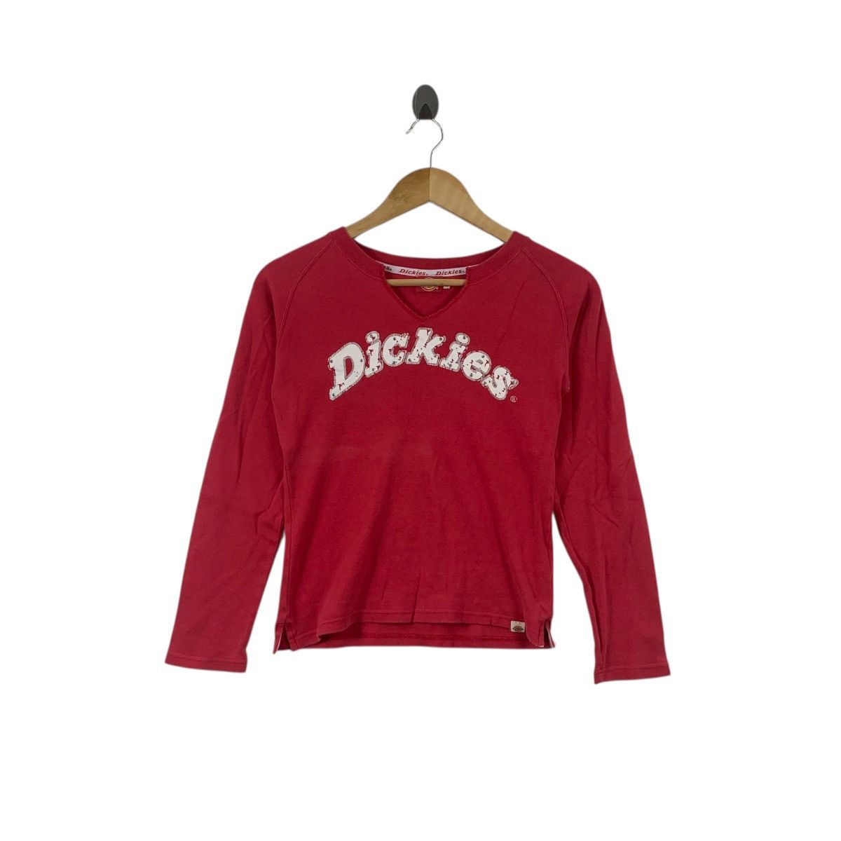 Dickies DICKIES USA RHINESTONE Distress Design Tee Shirt Top Size M / US 6-8 / IT 42-44 - 1 Thumbnail