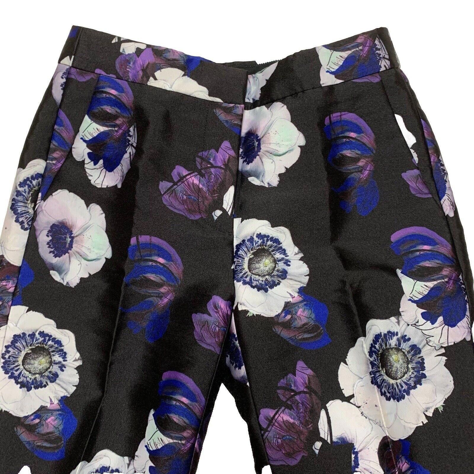 J.Crew J. Crew Women's Pants Size 00 Floral Poppy Print Cropped Size 24" / US 00 / IT 34 - 4 Thumbnail