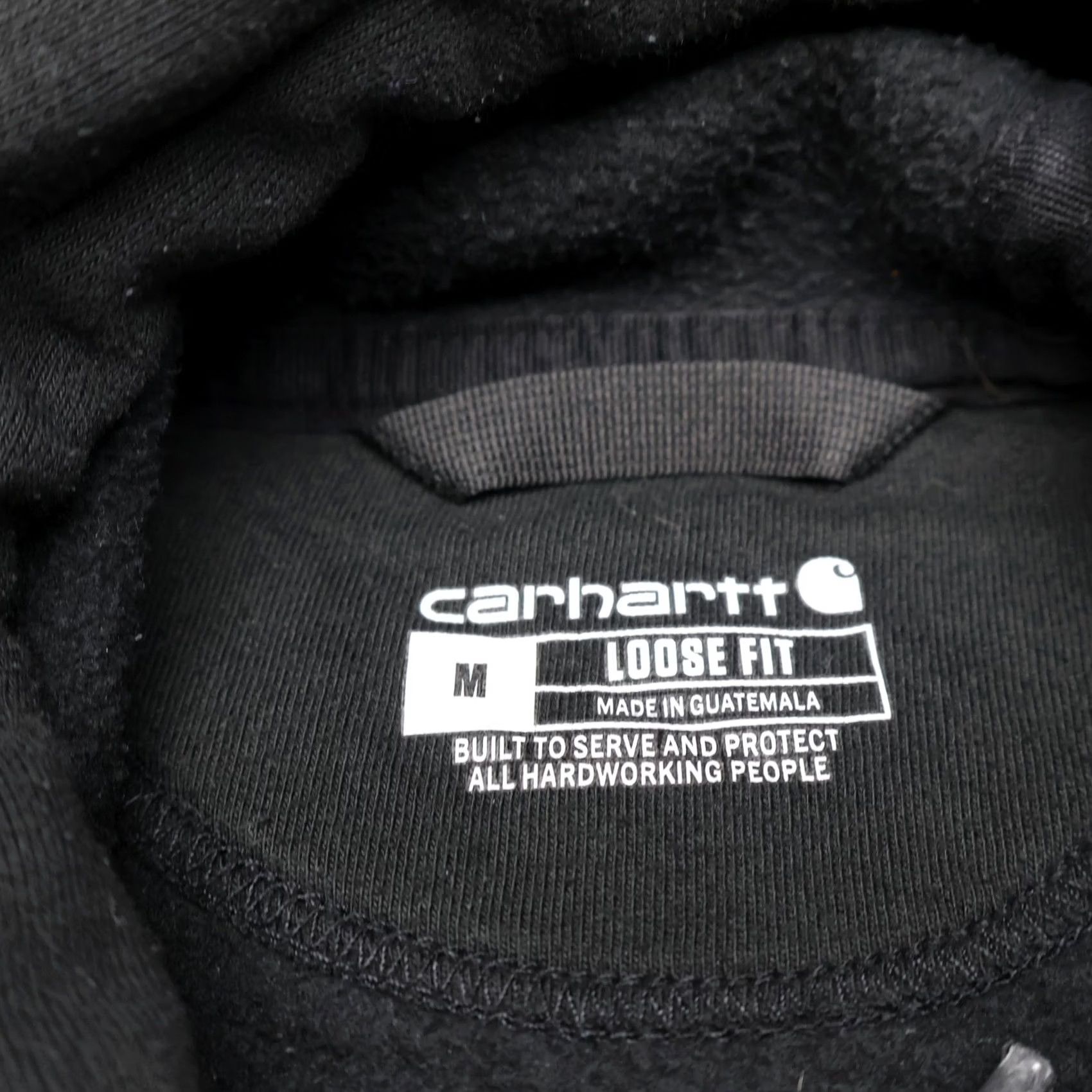 Carhartt Carhartt Hoodie Men Medium Black Iconic Logo Sleeve Graphic Loose Fit Sweatshirt Size US M / EU 48-50 / 2 - 6 Thumbnail