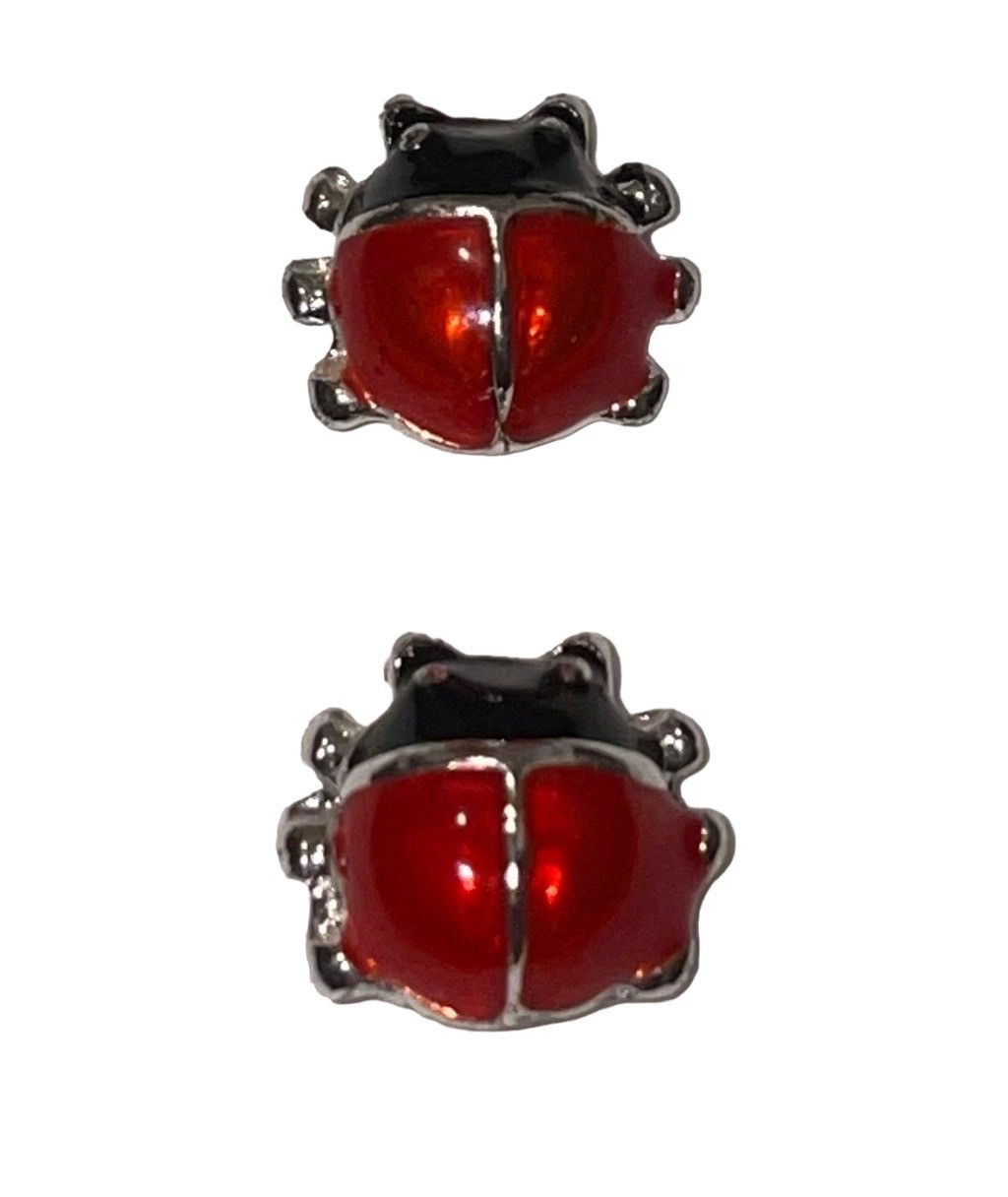 Other Ladybug Enamel & Silver Earrings by Little Miss Twin Stars Size ONE SIZE - 5 Thumbnail