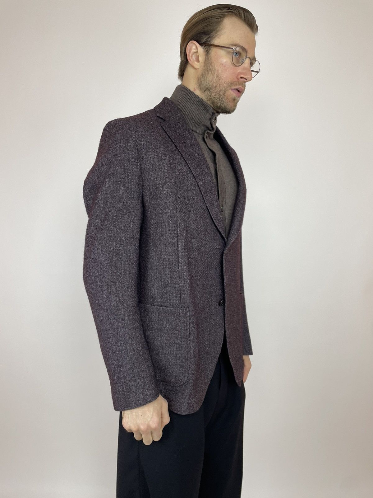 Bugatti Bugatti Wool Unlined blazer toscana pockets Mens size 58 Size 54R - 5 Thumbnail