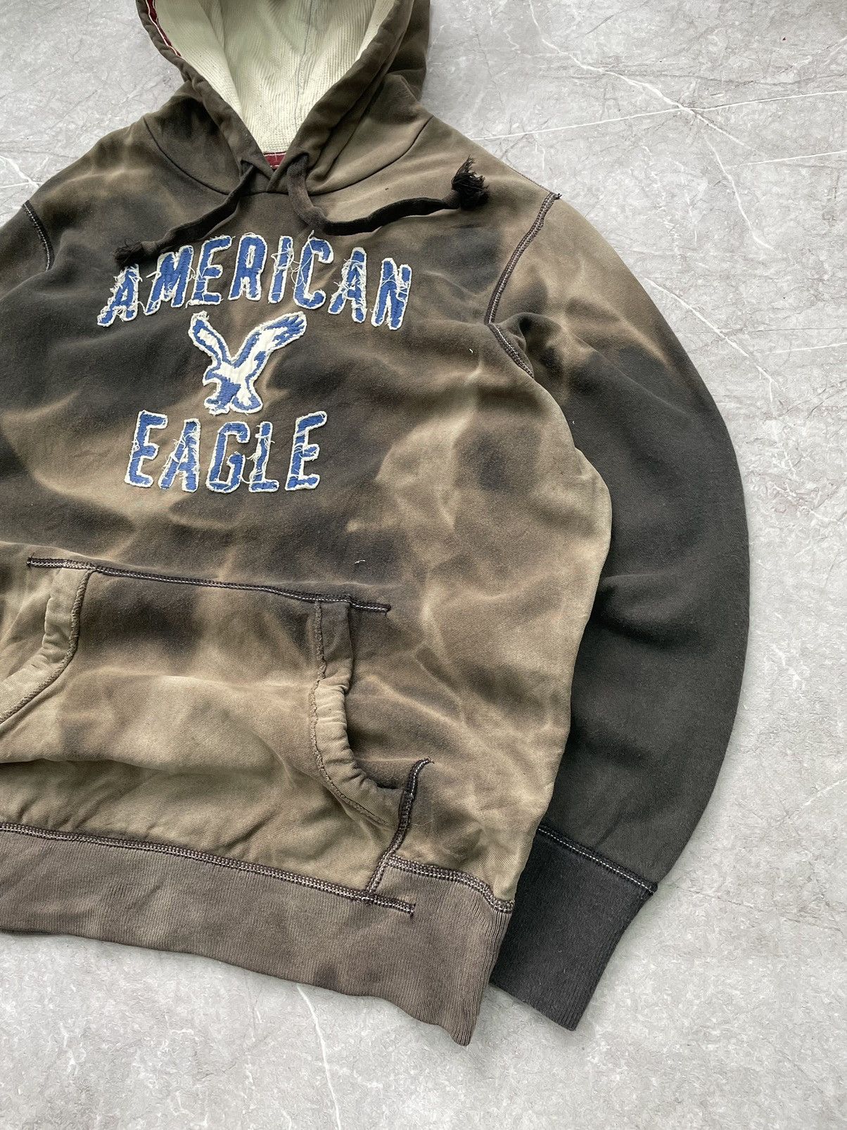Japanese Brand × Kapital × Vintage Vintage aphex twin style sun faded hoodie 1990s Size US XL / EU 56 / 4 - 4 Thumbnail