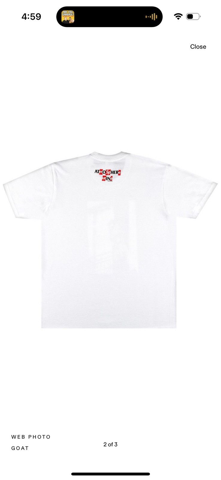 Antihero × Supreme Supreme X Anti Hero Balcony T Shirt Size US XL / EU 56 / 4 - 2 Thumbnail
