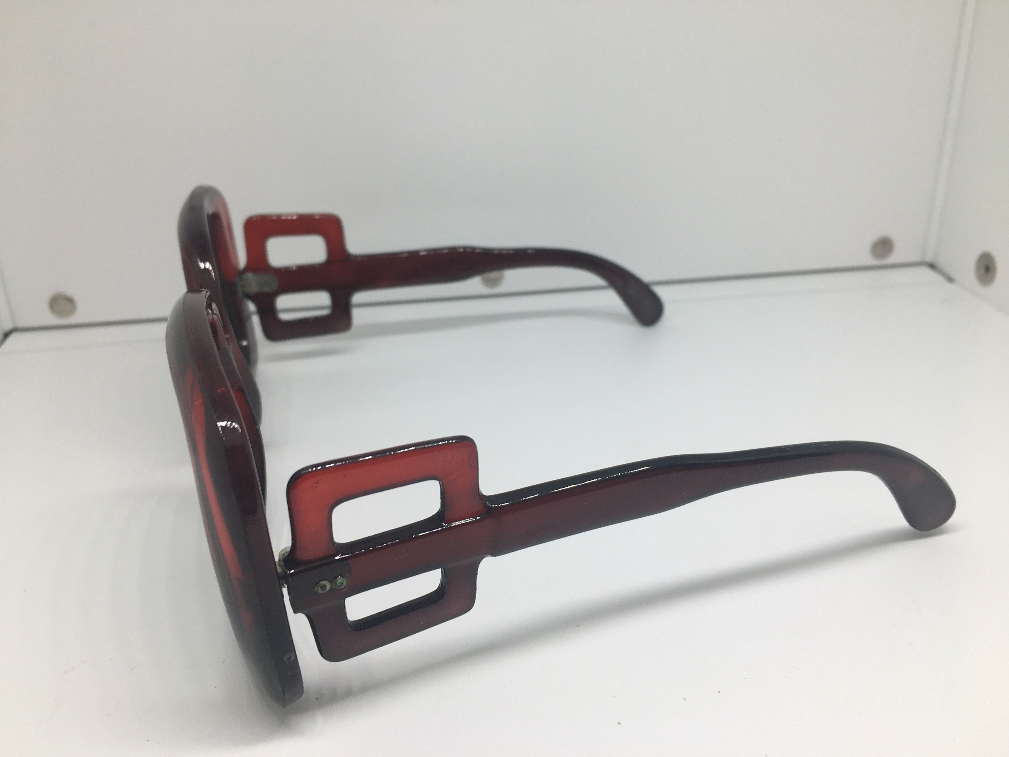 Vintage Vintage Diva Handmade Sunglasses Frame Glass Lens Size ONE SIZE - 4 Thumbnail