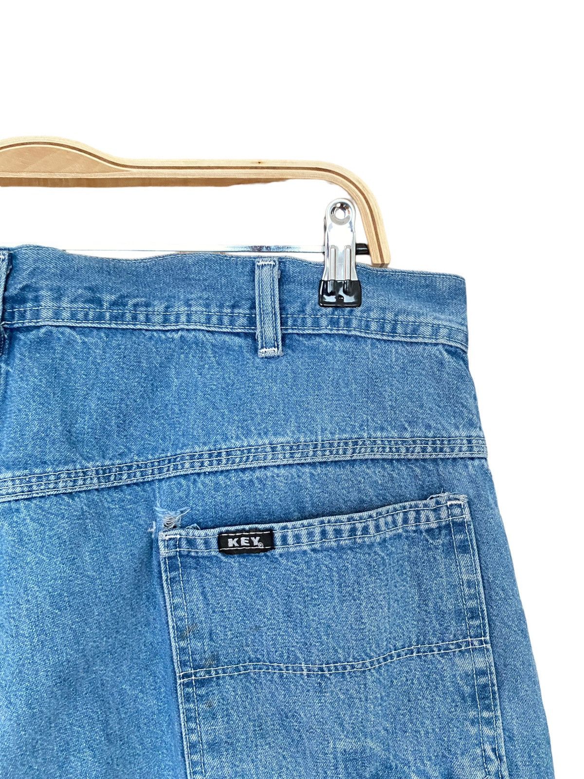 Japanese Brand × Vintage Vintage Brand Key Carpenter Baggy Jeans 2000s Size US 37 - 6 Thumbnail