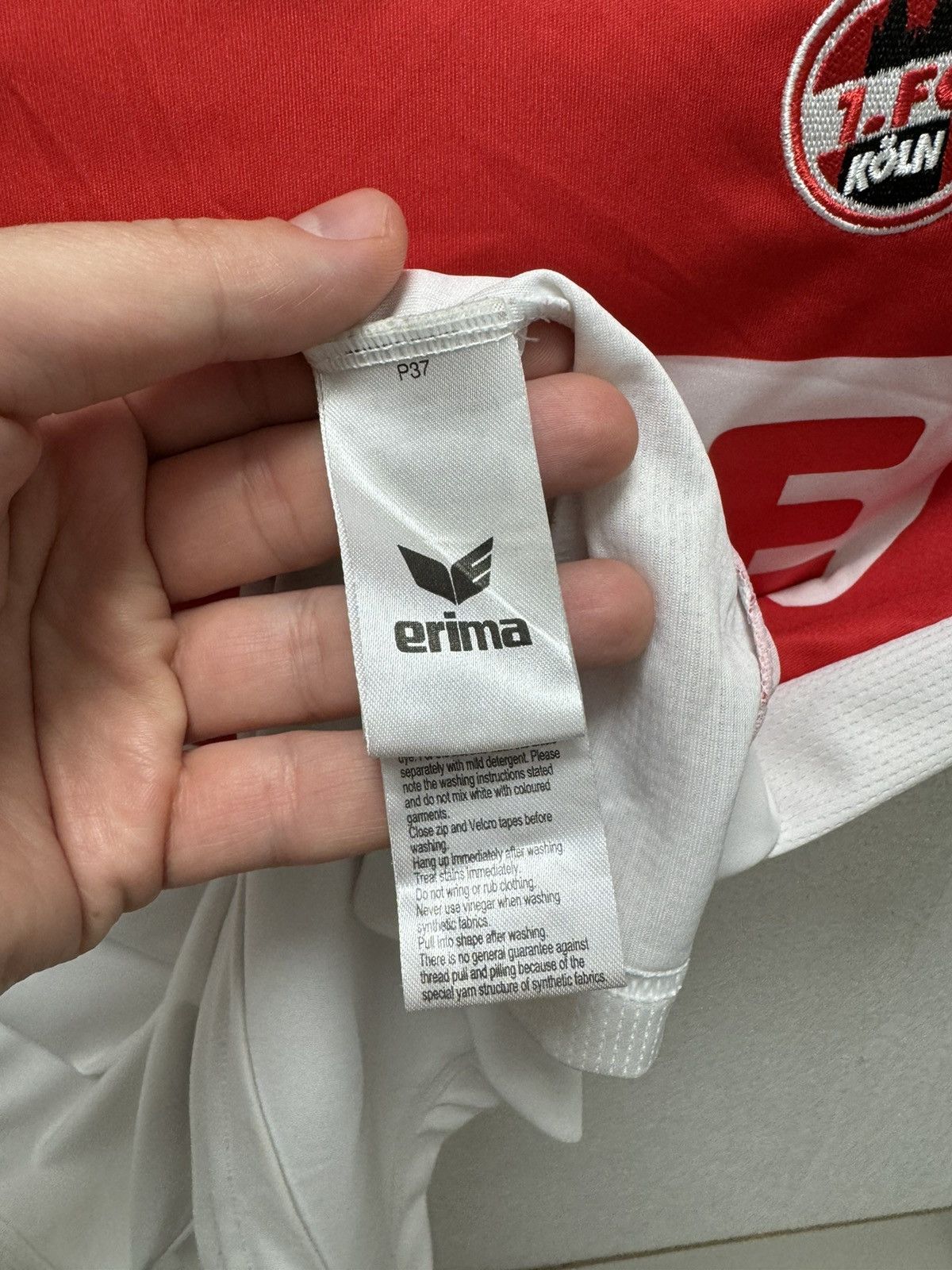 Erima Fc Koln Erima Rewe Bundes Liga soccer jersey M sz patch Size US M / EU 48-50 / 2 - 9 Thumbnail