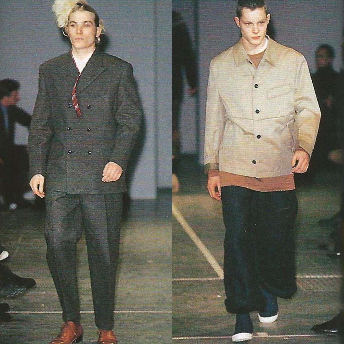 Junya Watanabe Rare AD 1995 Comme Des Garcons Homme Plus Mohair Wool Blazer Size US M / EU 48-50 / 2 - 17 Thumbnail