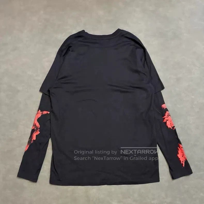 Givenchy Givenchy Fake Two-Piece Printed Long-Sleeve T-Shirt Size US L / EU 52-54 / 3 - 2 Thumbnail