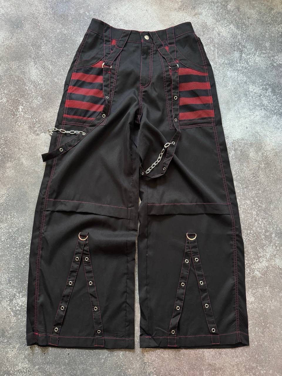 Y2K Gothic Bondage Cargo Pants (Tripp NYC vibe)