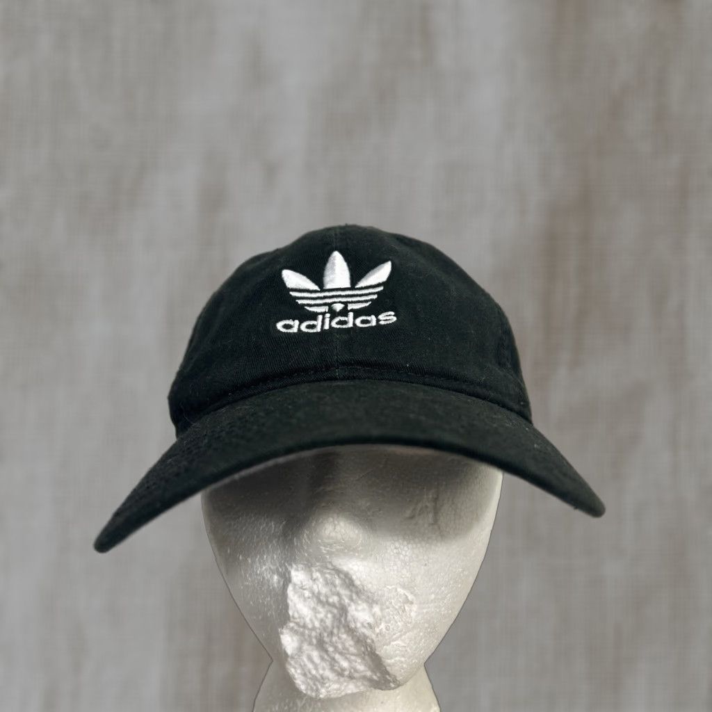 Adidas Adidas Baseball Cap Strapback Black White Adjustable Trefoil Mens One Size Cap Size ONE SIZE - 1 Thumbnail