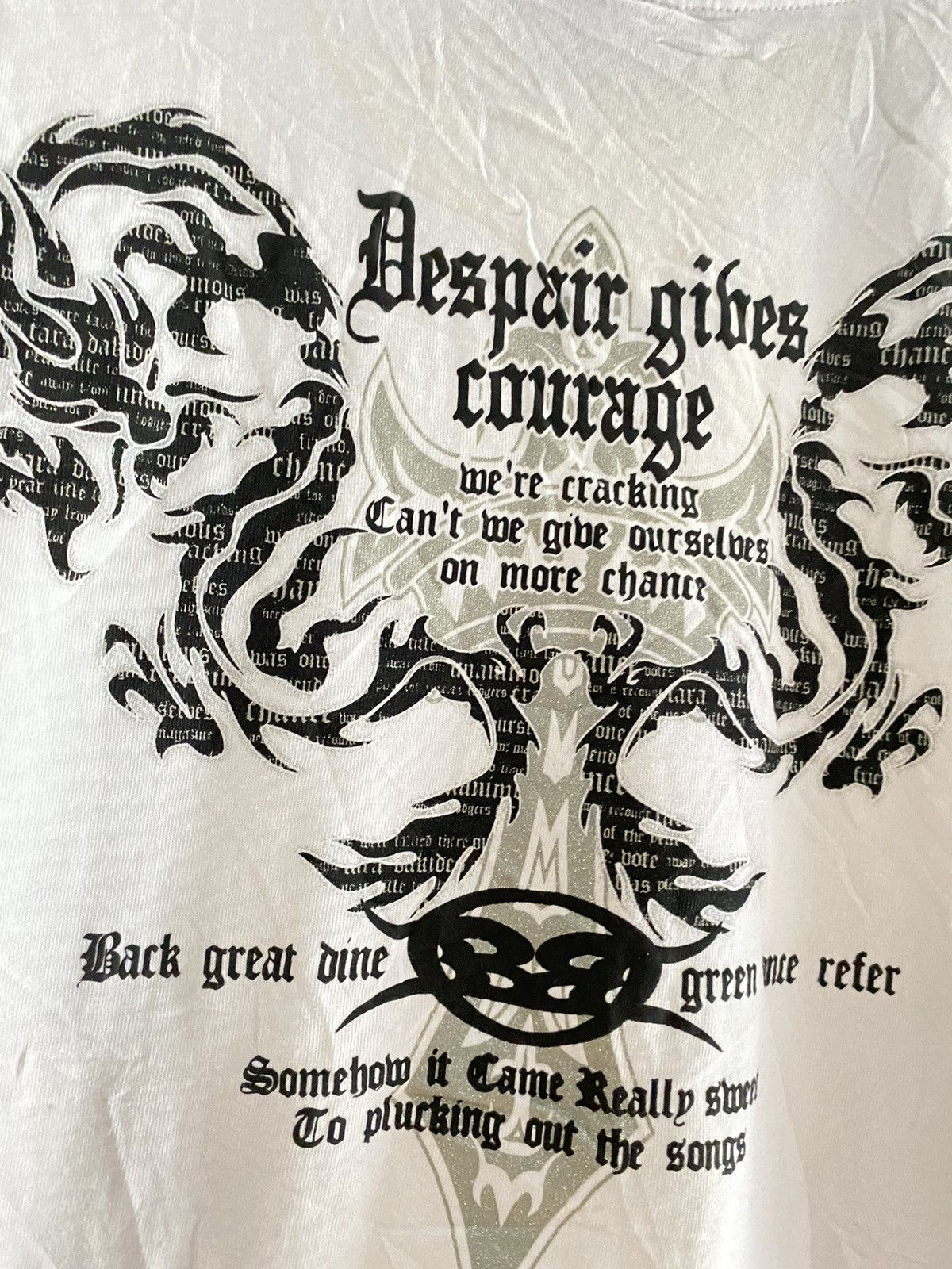 If Six Was Nine × Japanese Brand × Le Grande Bleu (L.G.B.) Vintage Beaumere Dragon Poem double layer tshirt Size US M / EU 48-50 / 2 - 5 Thumbnail