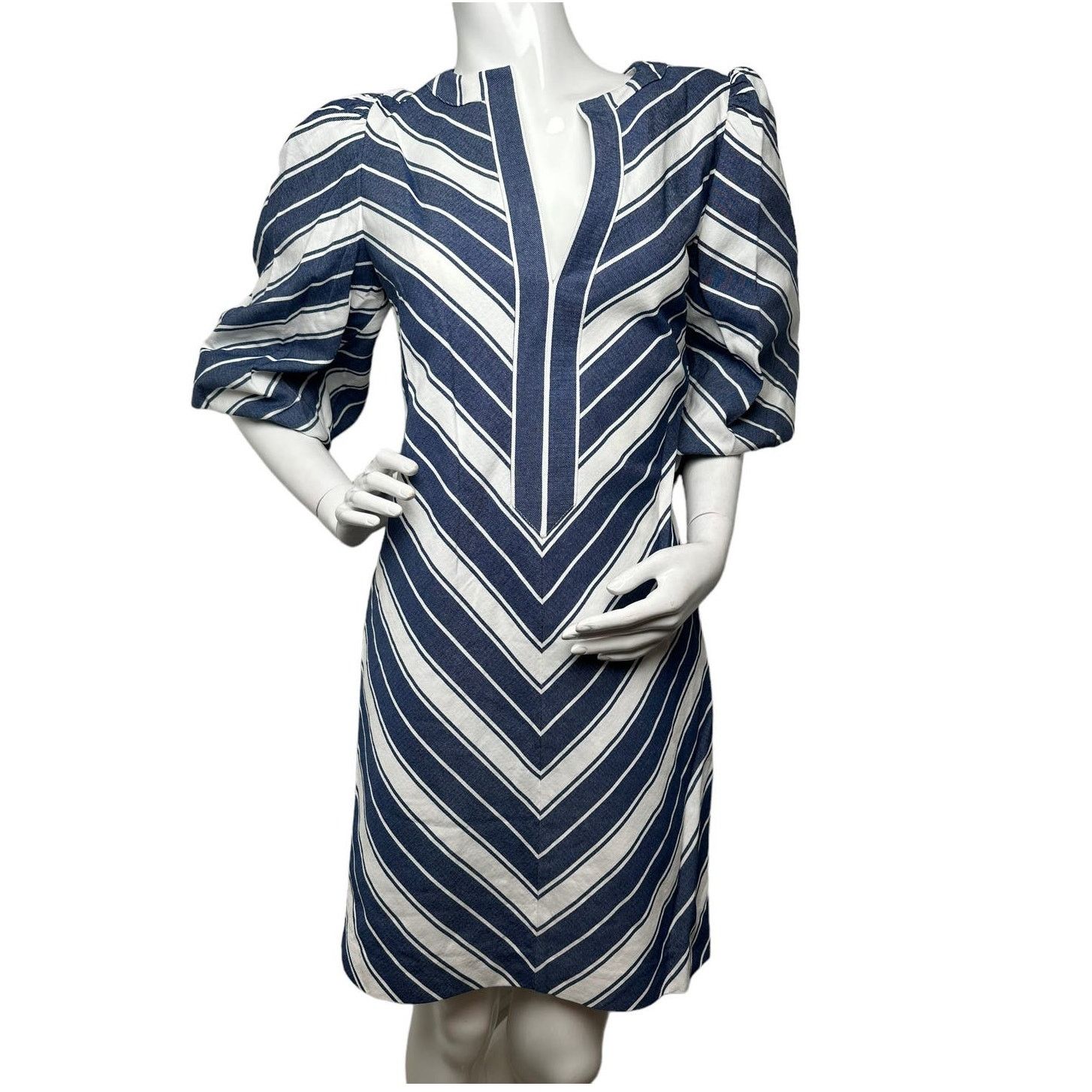 Kate Spade Kate Spade Stripe Double Cloth Mainline Dress Medium Size M / US 6-8 / IT 42-44 - 7 Thumbnail