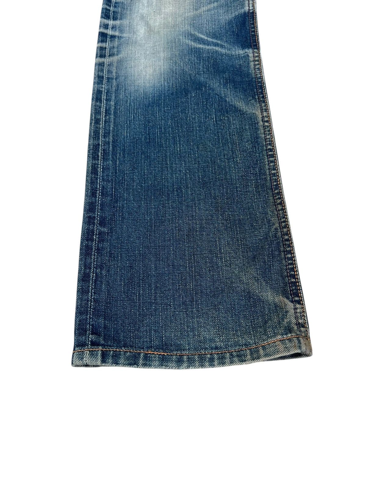 Lee Vintage Lee Sanforized Distressed Mud Denim Selvedge Jeans Size US 30 / EU 46 - 10 Thumbnail