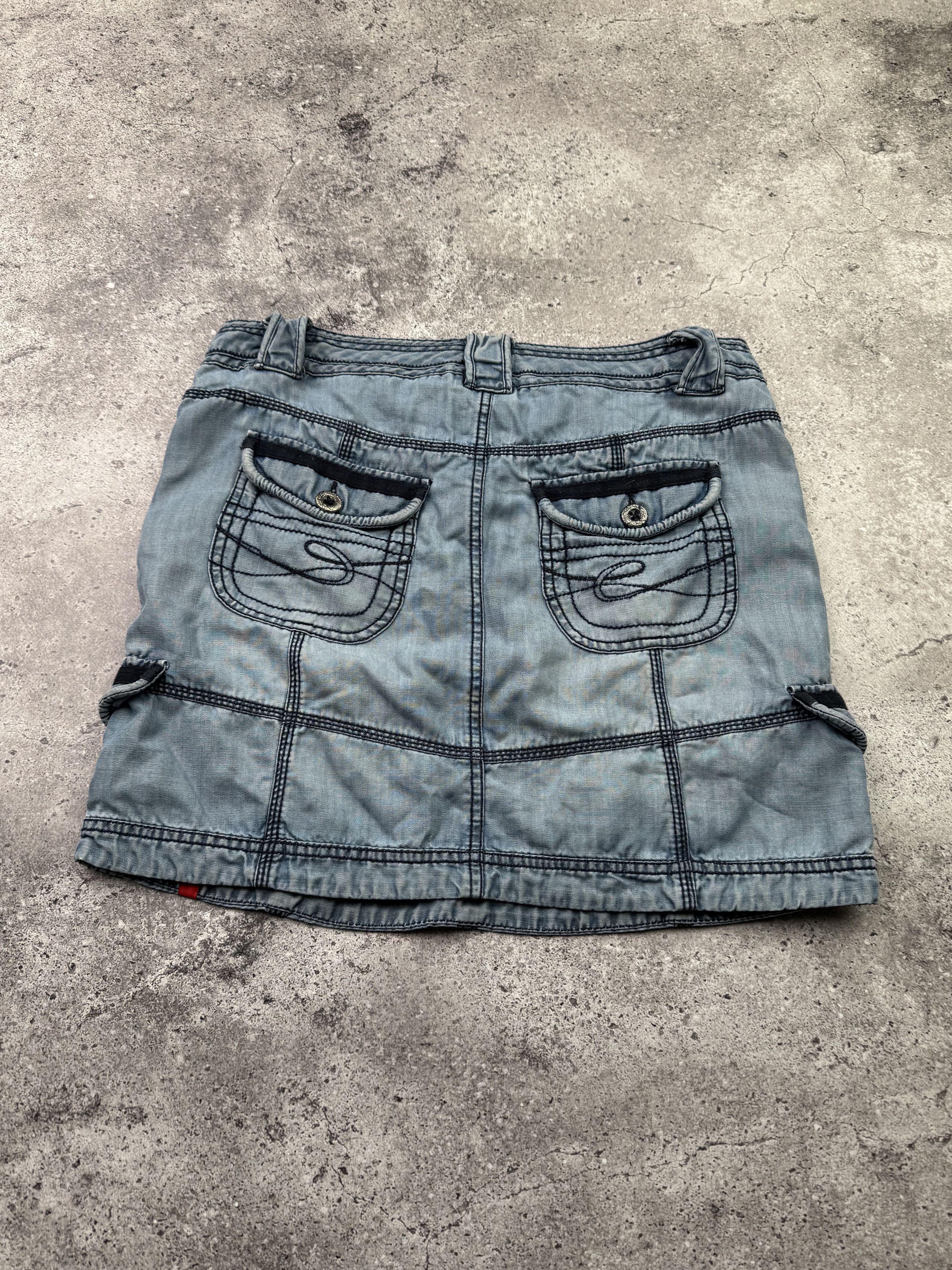 Vintage Vintage Cargo Skirt C514(V141)(E8) Size 30" / US 8 / IT 44 - 3 Thumbnail