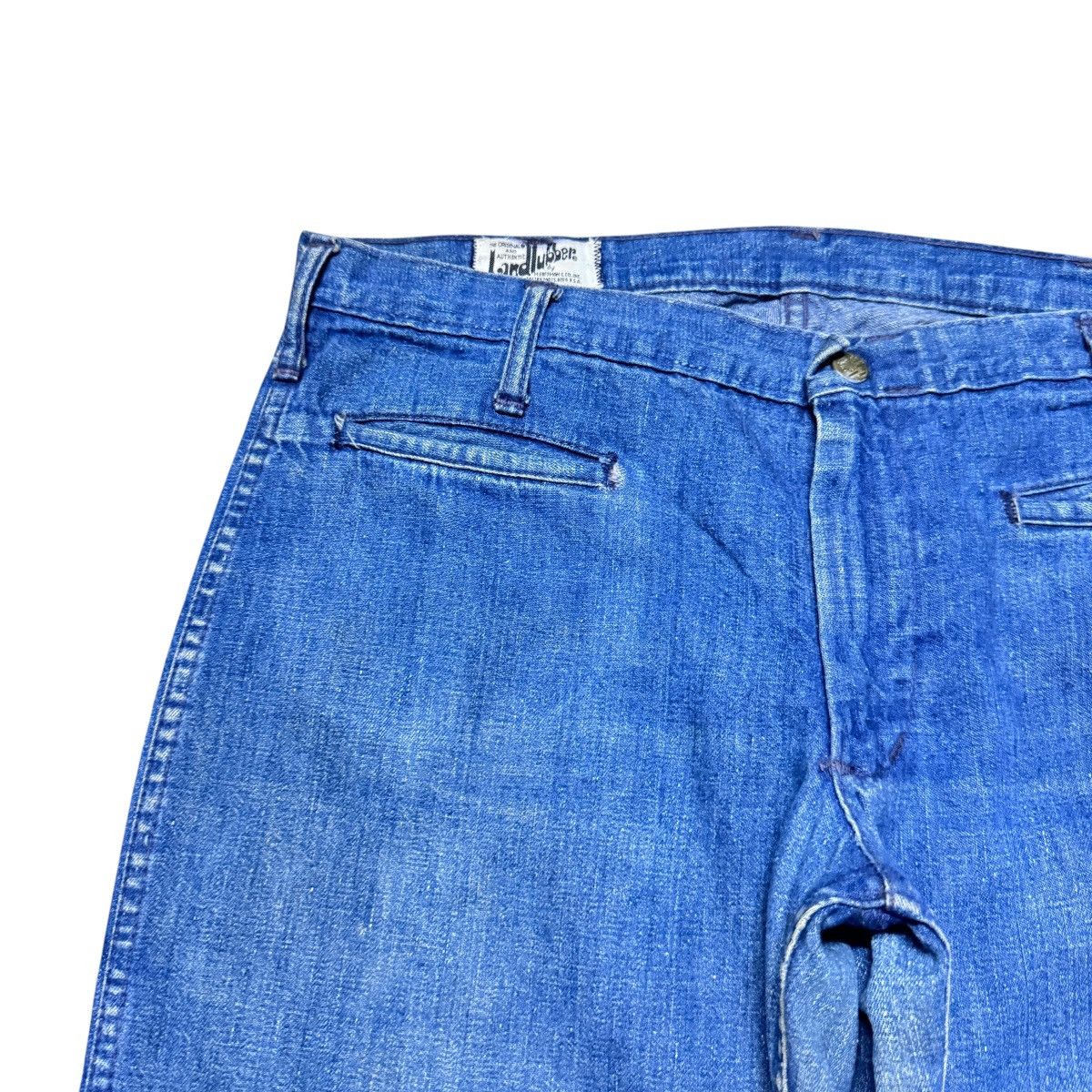 Vintage Vintage 70s Land Lubber Denim Bell Bottom Pants Size US 32 / EU 48 - 3 Thumbnail