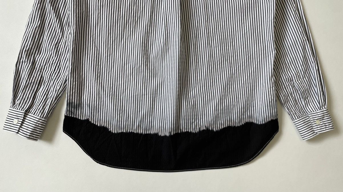 Comme des Garcons ‘Dip Dye Hem’ Striped Cotton Shirt Size US M / EU 48-50 / 2 - 16 Thumbnail