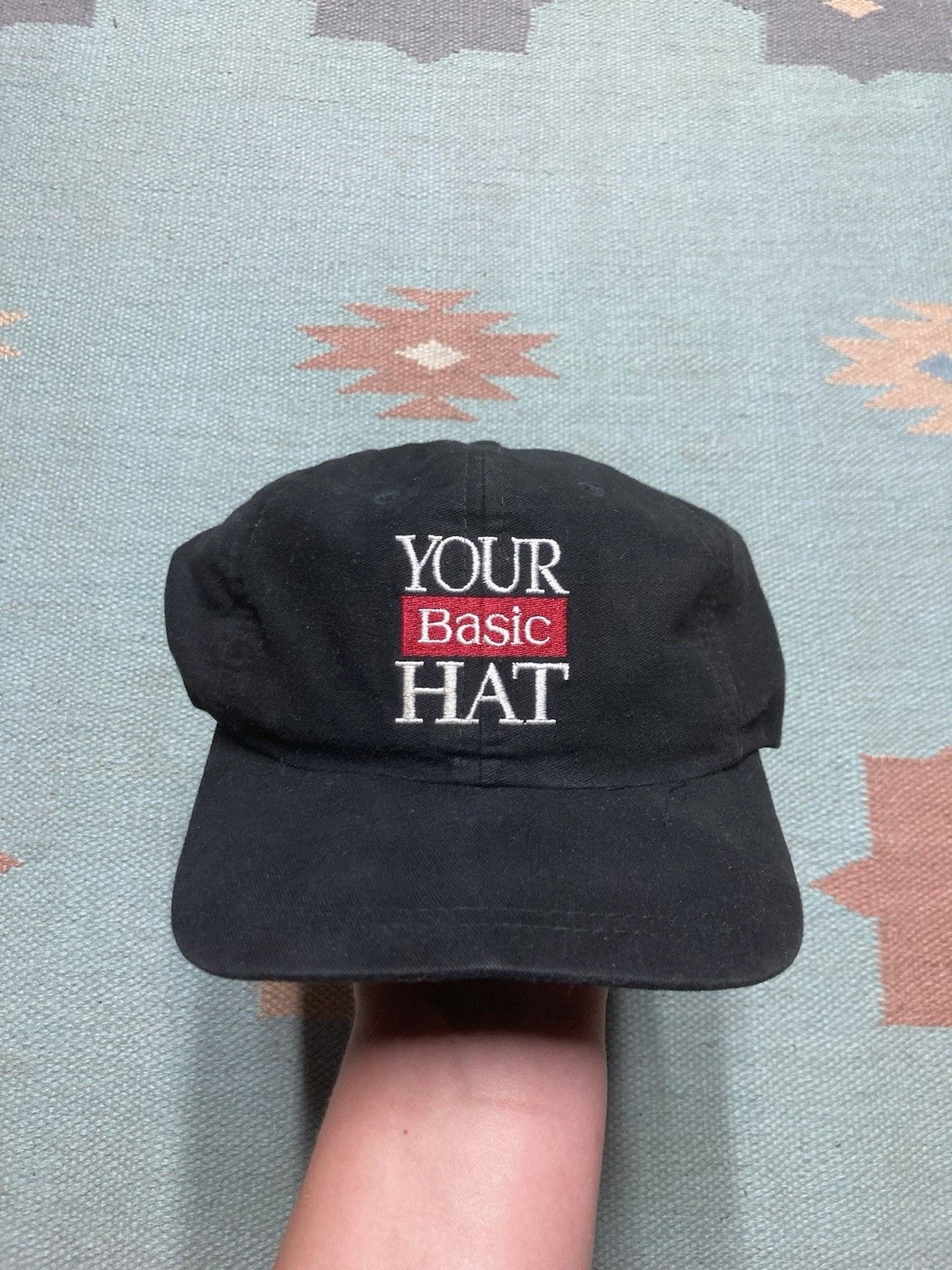 Vintage SnapBack hat your basic hat hot topic 90s y2k funny novelty Size ONE SIZE - 2 Thumbnail