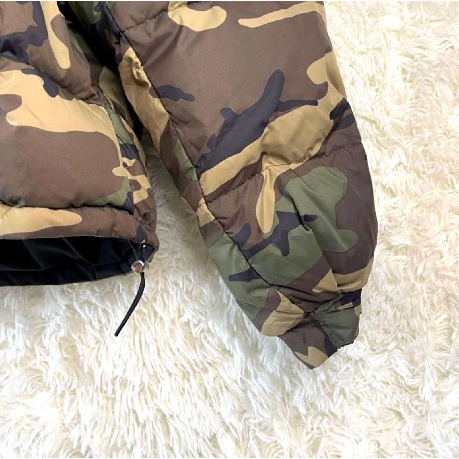 Vintage jouetie Down Jacket M Nylon KHK Camouflage khaki Mens Adults Camouflage Jacket Size M / US 6-8 / IT 42-44 - 4 Thumbnail