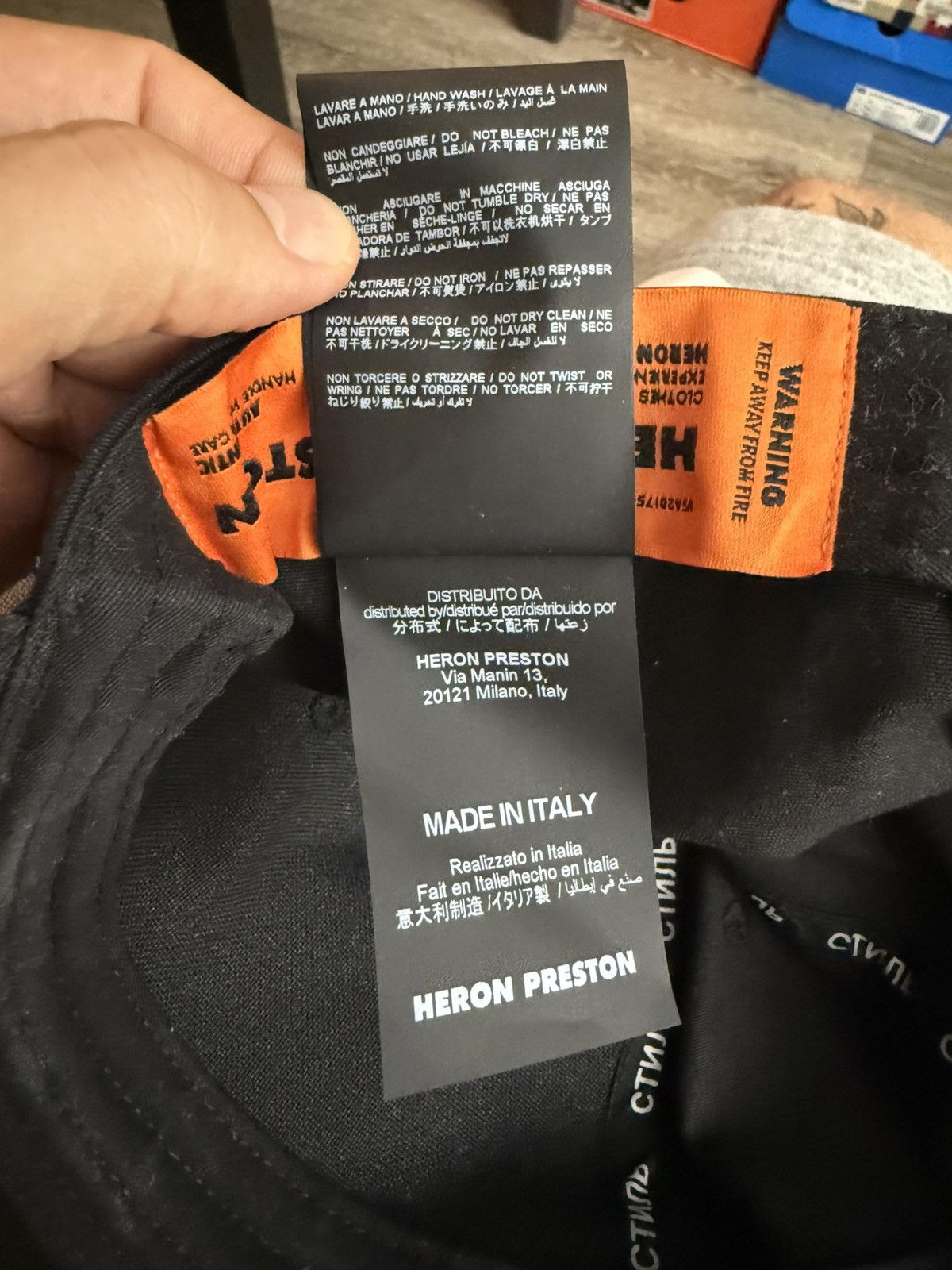 Heron Preston Heron Preston heaven or hell hat Size ONE SIZE - 6 Thumbnail