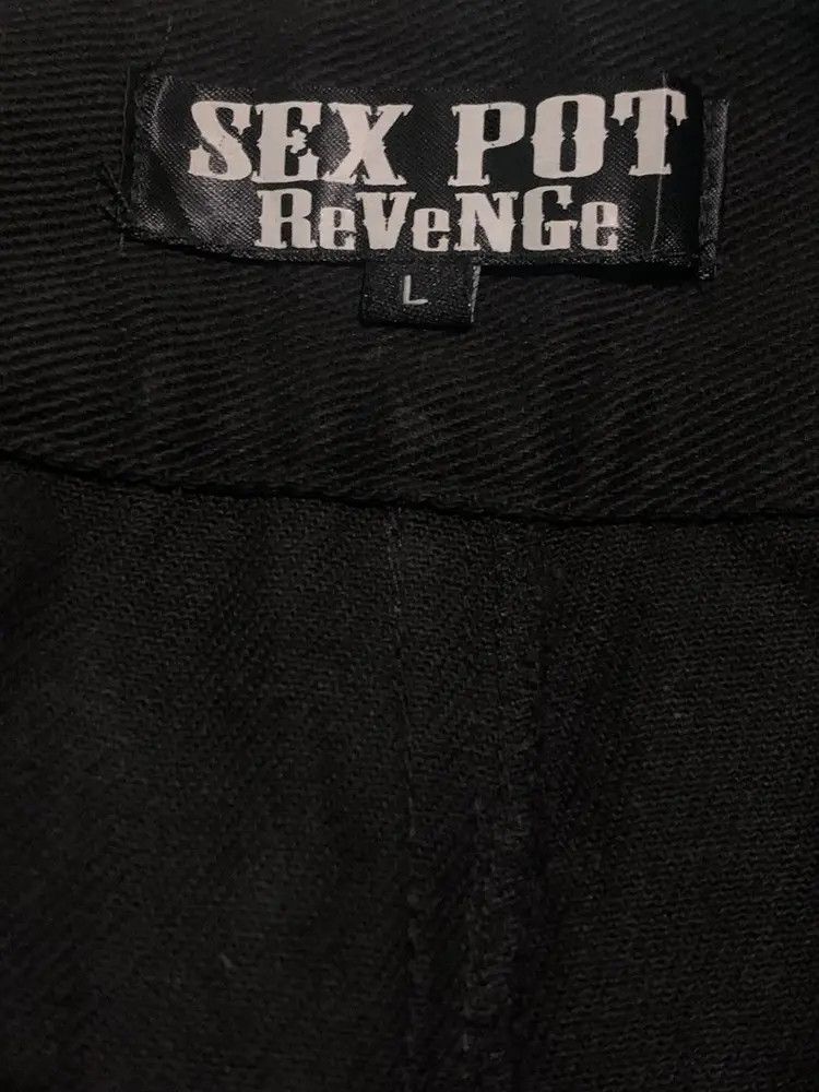 If Six Was Nine Sex Pot Revenge Punk Bondage Pants Size US 34 / EU 50 - 5 Thumbnail