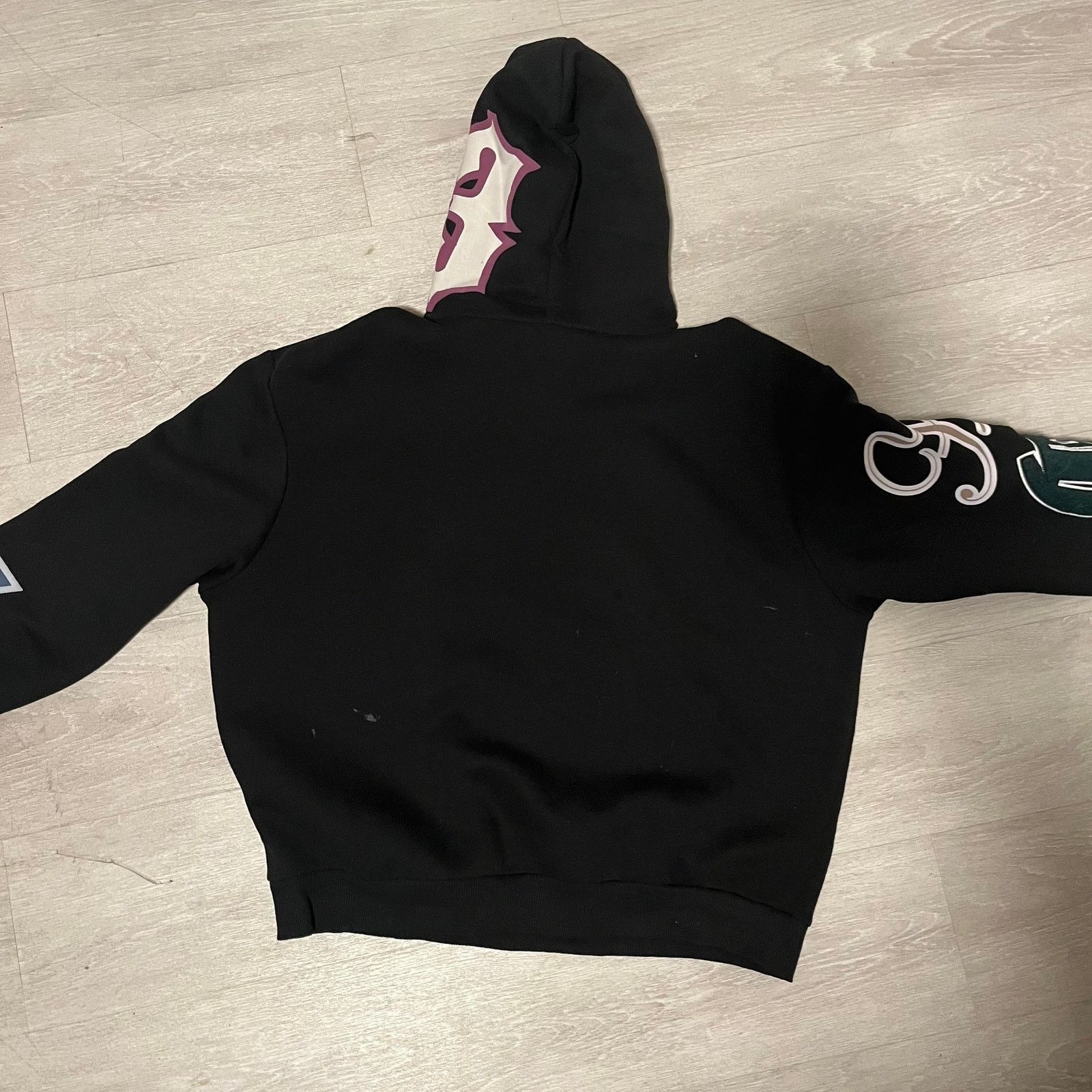 Other Boohooman Oversized Black Pink Blue Cream Hoodie Size US L / EU 52-54 / 3 - 2 Thumbnail