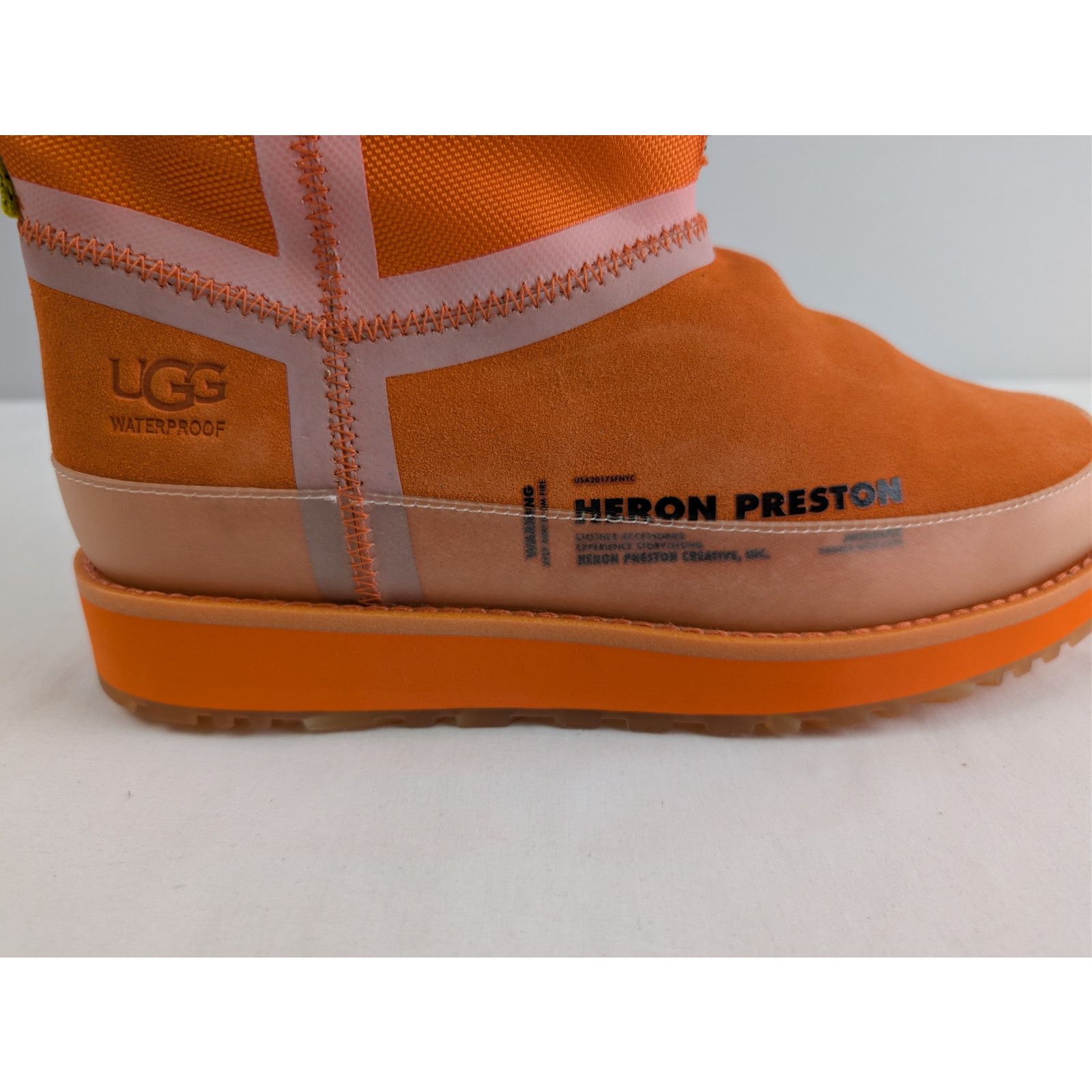 Heron Preston o1rshd1 Urban Tech Suede Ankle Boot in orange Size US 9 / EU 42 - 5 Thumbnail